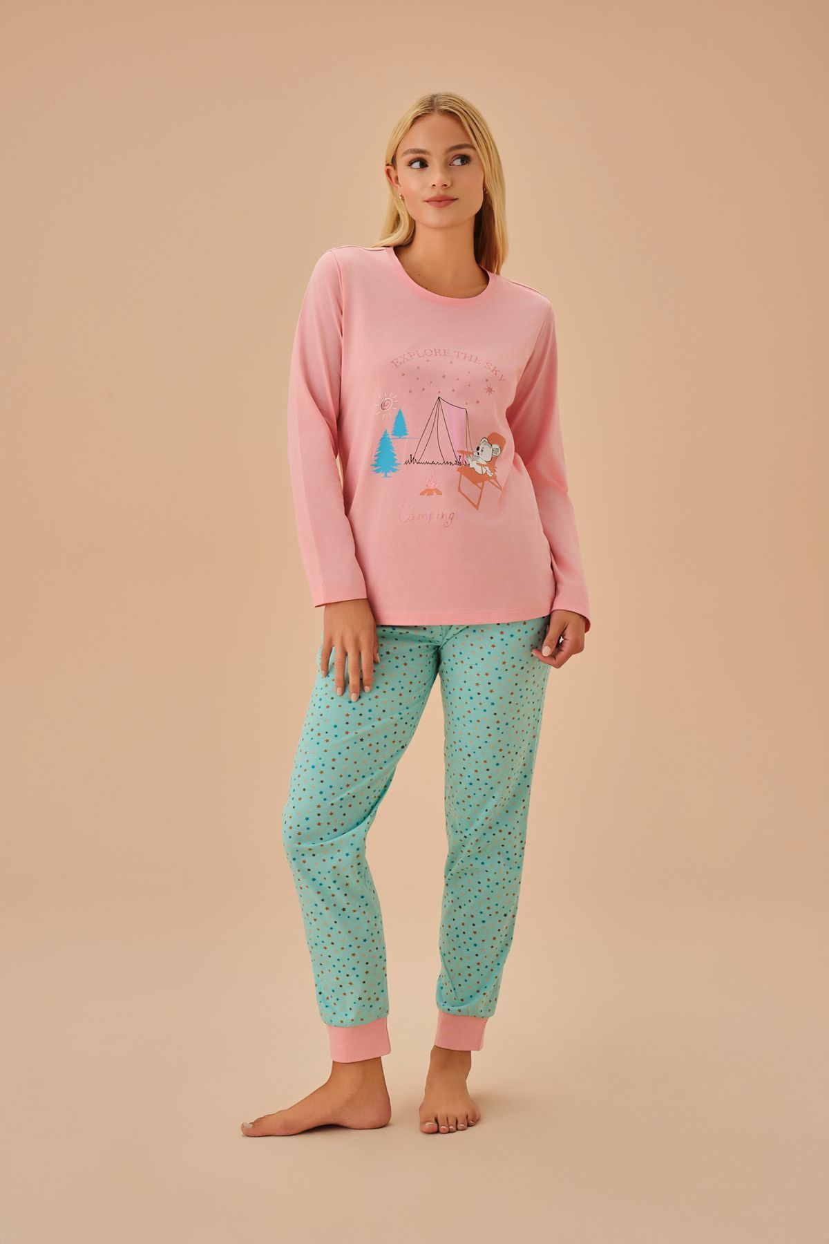 SUWEN-Sky Pajama Set 2