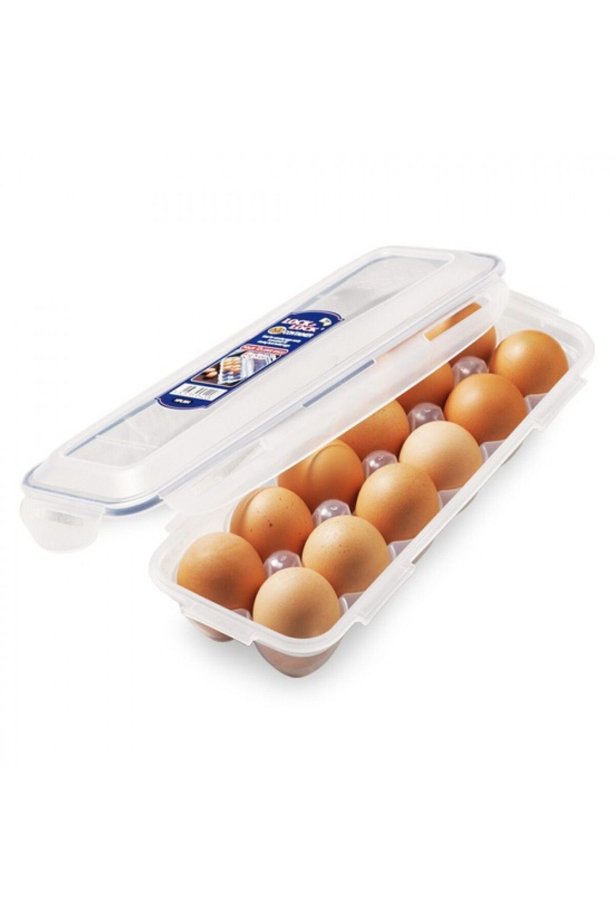 Lock & Lock-Plastic Egg Container And Refrigerator Organizer Plastic Lid For 12 Eggs 2