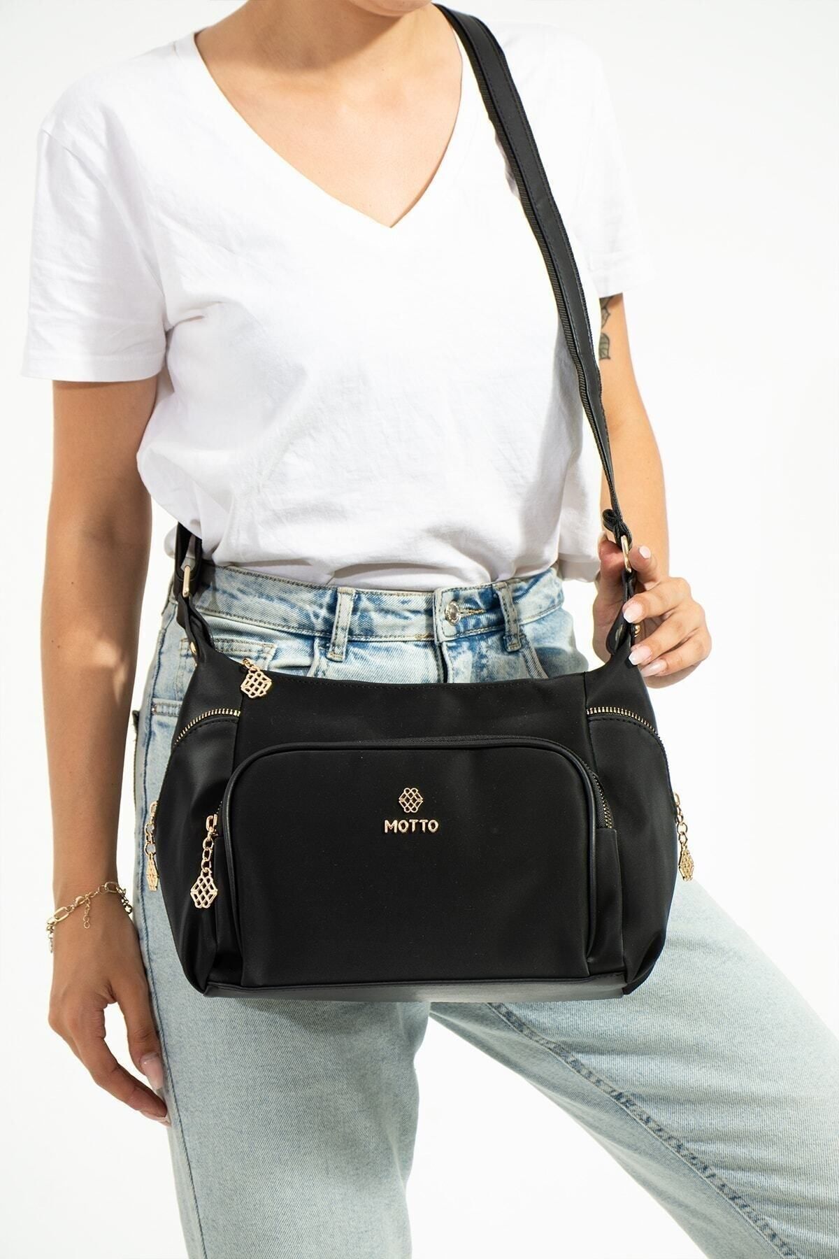 MOTTO Cross Strap Women s Design Shoulder Bag Waterproof Bag Trendyol