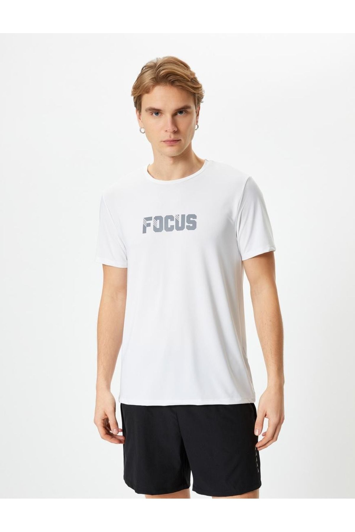 تیشرت مردانه سفید کوتون | SS0000000035755 اورجینال - تصویر 3