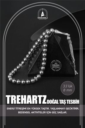 OSMANLI DOĞAL TAŞ Trehartz Doğal Taş Tesbih 33lük - 8mm