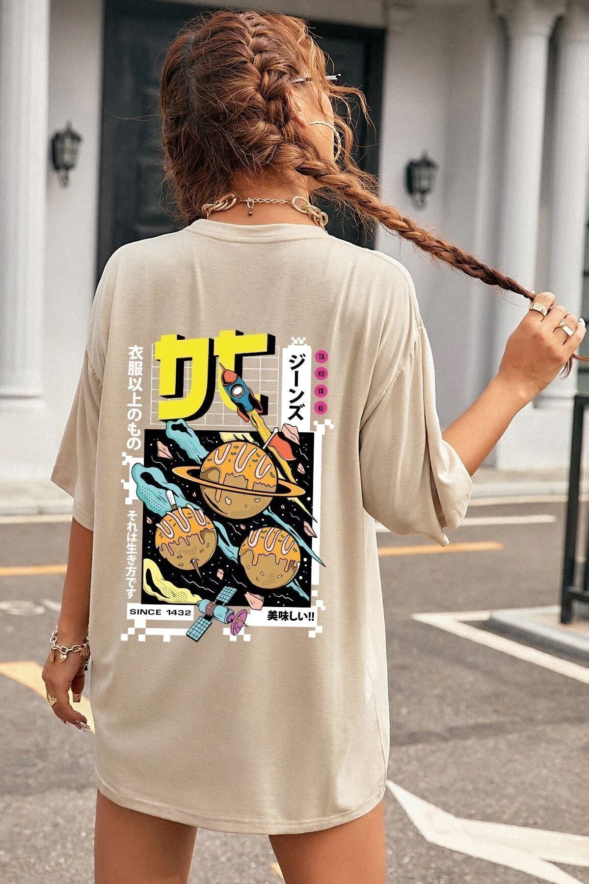 uyguntarz T-shirt Unisex Z Nadrukiem Tokoyaki Unisex - 36