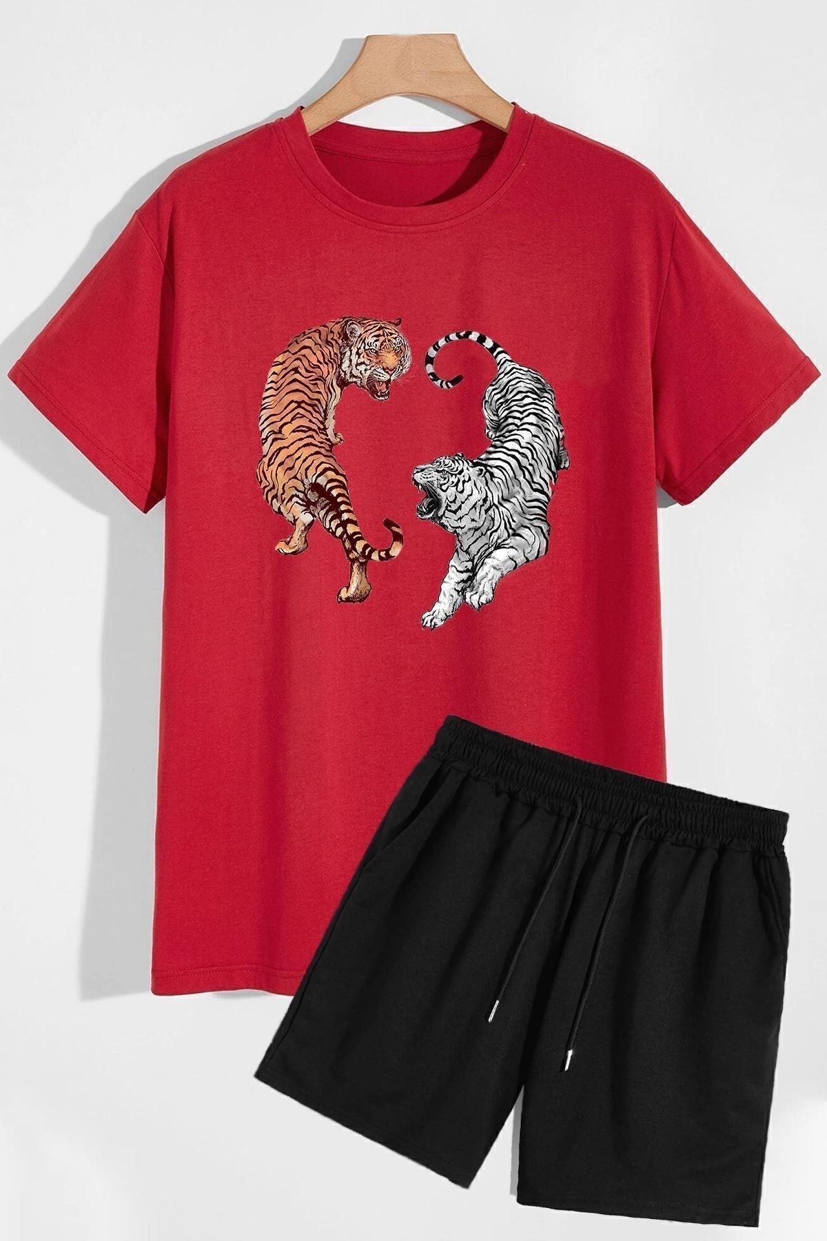 trendypassion Zestaw Dresowy Z Krótkimi Spodenkami Tiger Unisex - 42