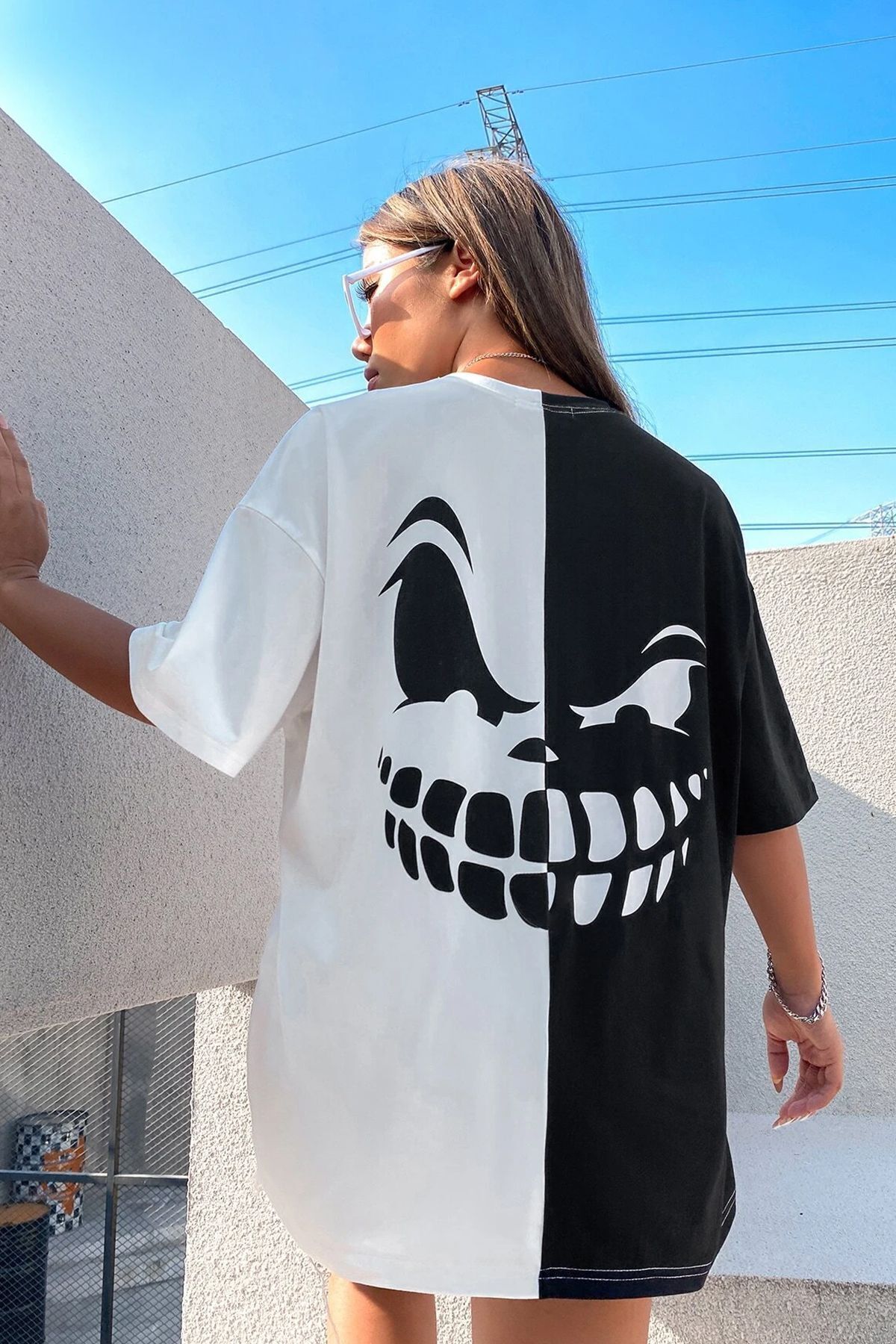 uyguntarz-Tricou unisex cu design facial 3