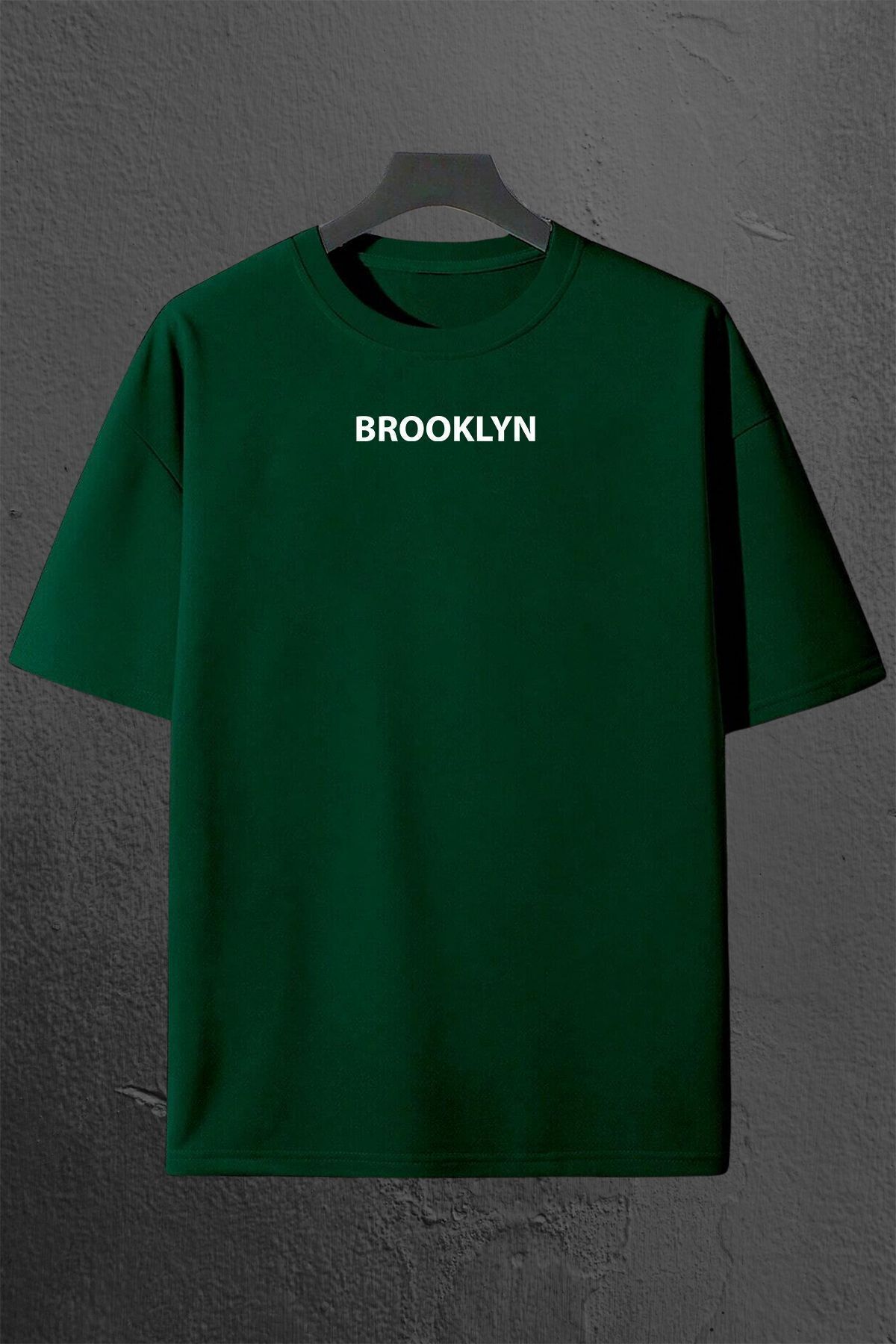 uyguntarz-Brooklynský tištěný unisex oversize 3dílný balíček triček 3