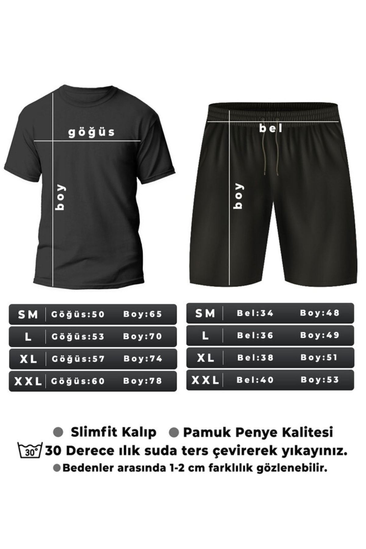 uyguntarz-Heart Print Shorts Set 3