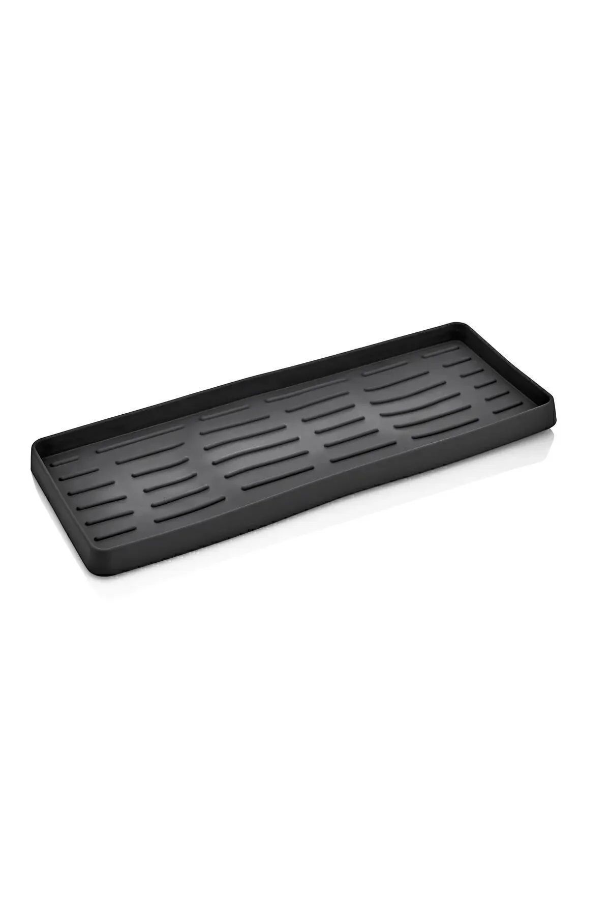 Keyfi Sepet-قاعدة حامل وعاء الزيت من السيليكون، حامل صابون منظم متعدد الأغراض، 26 × 10 سم 4