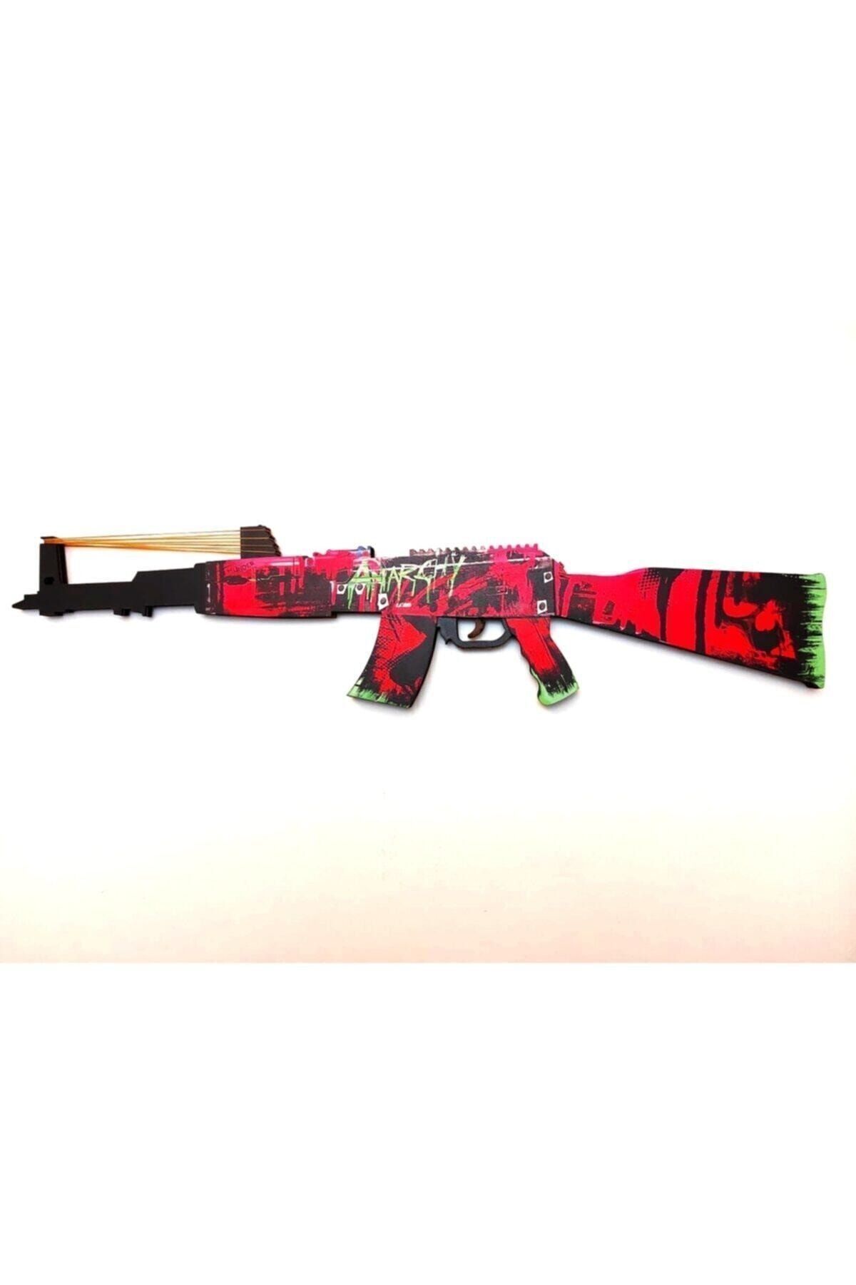 Lunarfall-Wooden Cs-Go Neon_Revulotion Ak-47 Rubber Thrower Toy 4