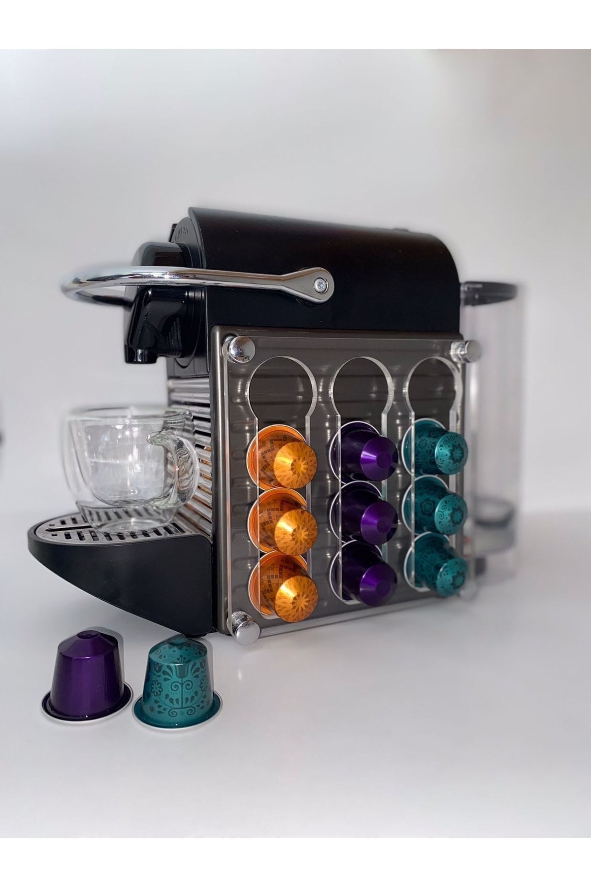 NEEDD Organizator Cutie Pentru Suport Pentru Capsule De Cafea Magnetice Compatibile Nespresso - One Size