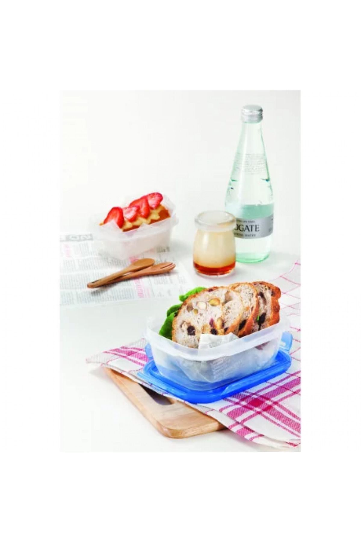 Lock & Lock-Soundlock Rectangular Container 1.5l _ White Cap 2