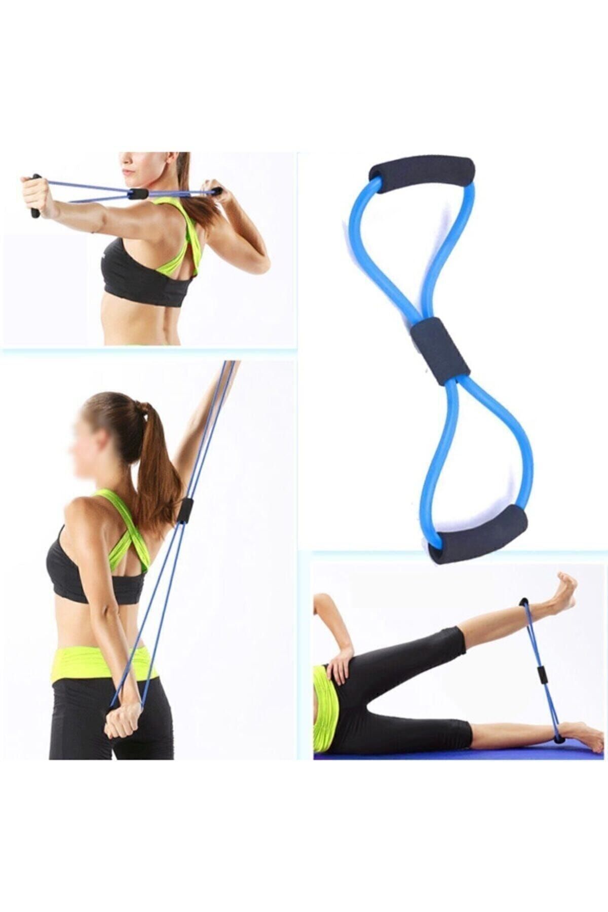 Pilates Direnç Lastiği Jimnastik Lastiği Egzersiz Yoga Plates