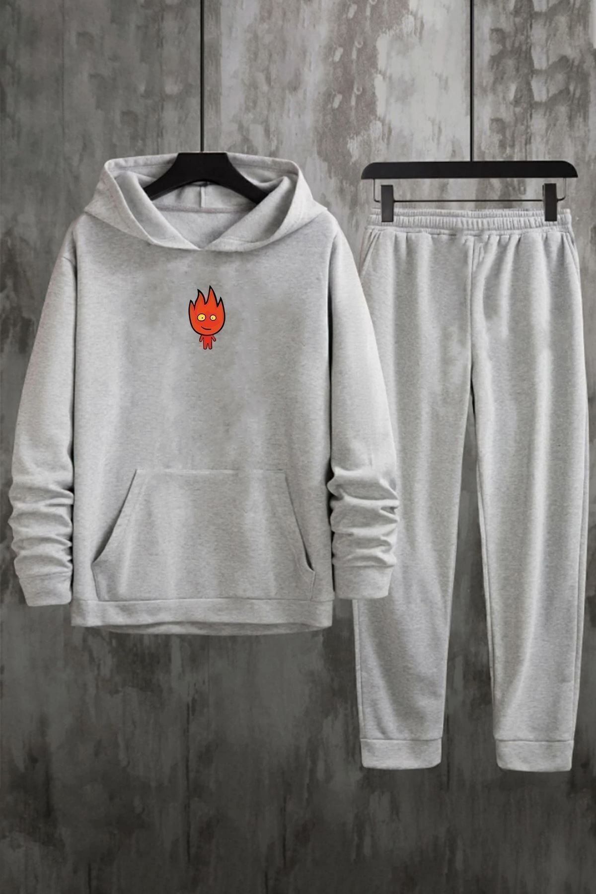 uyguntarz Zestaw Dresów Unisex Z Nadrukiem Fire Avatar Unisex - 40