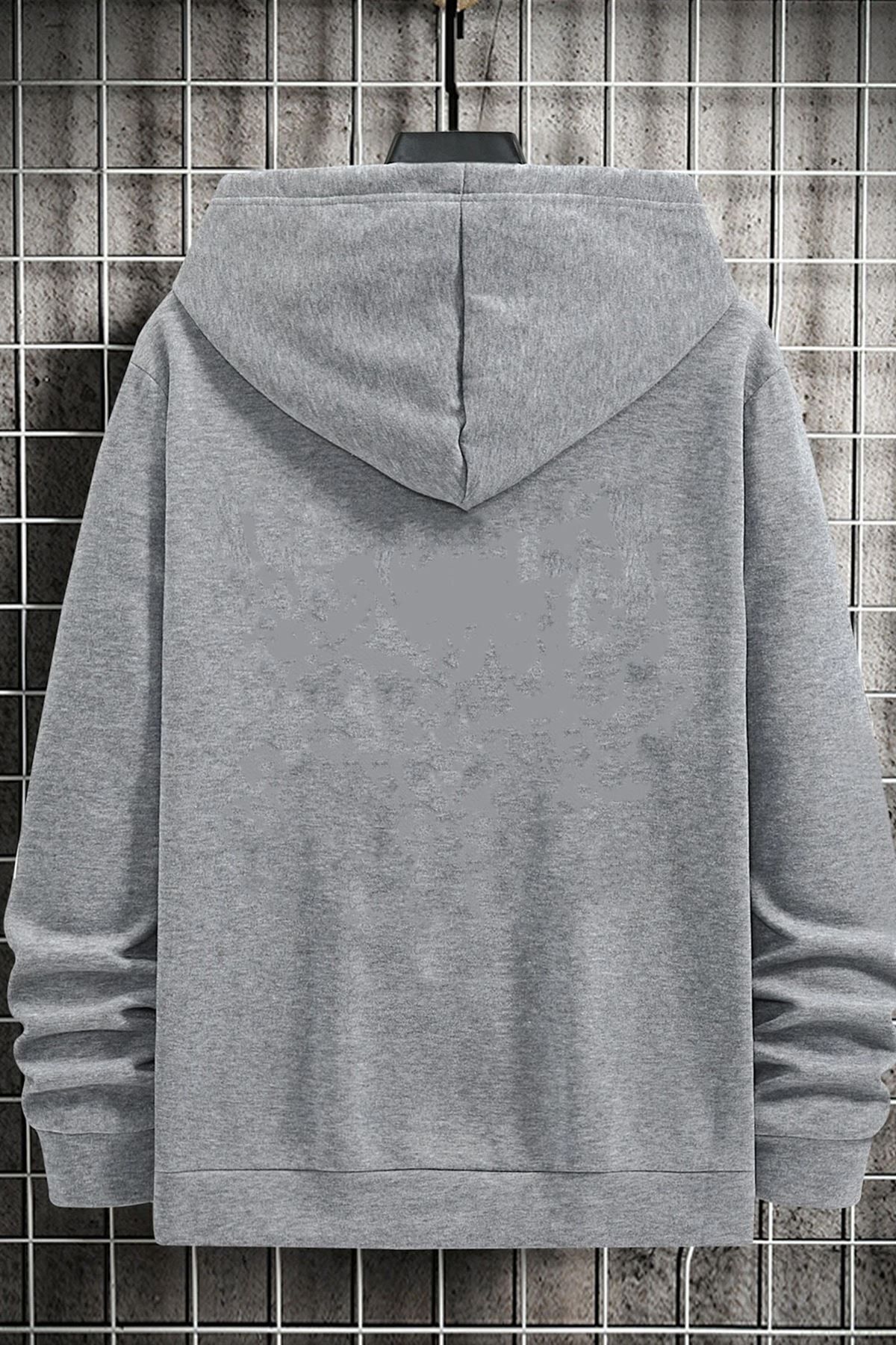 uyguntarz-Unisex mikina Aleman s šedým potiskem Rapero 2