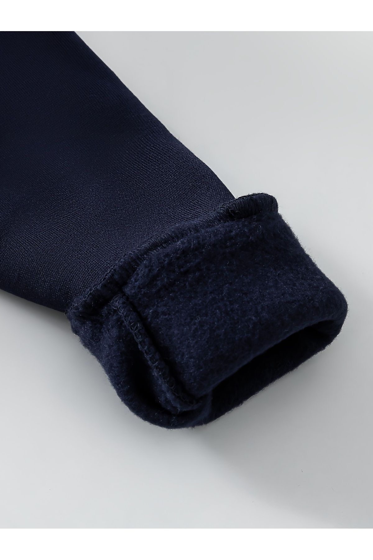 سویشرت پسرانه آبی سرمه ای Let's Wear | 60039-sweat اورجینال - تصویر 4