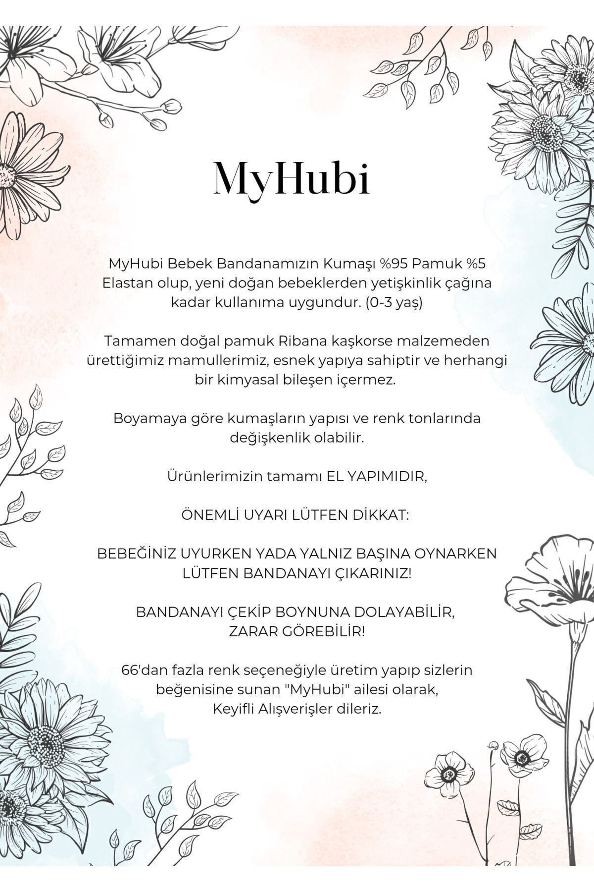 MyHubi 8'li Kombin El Yapımı Ribana Kız Bebek Bandana fotoğrafı 2 (önizleme)