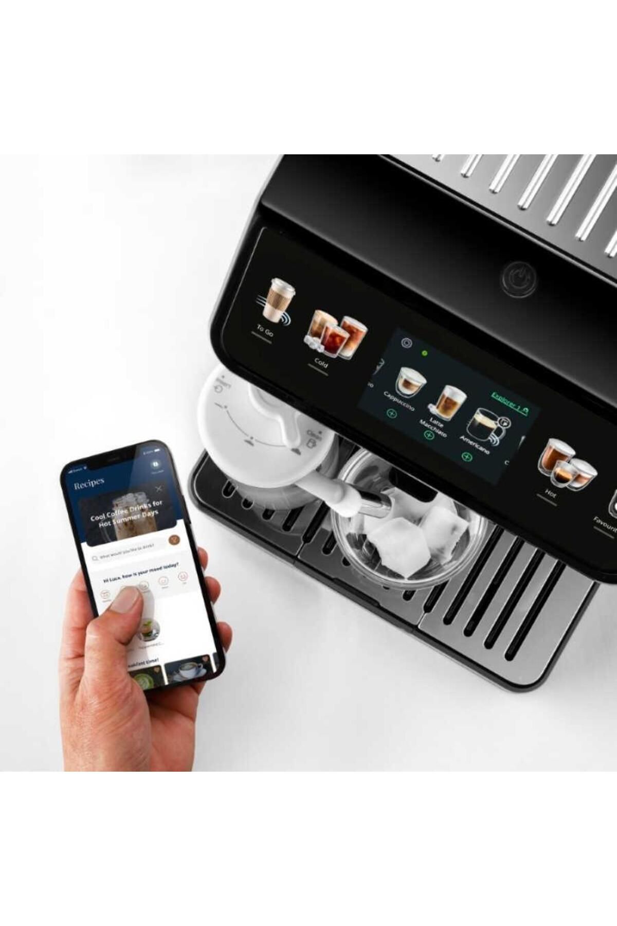 DELONGHİ-Delonghi Eletta Explore Ecam450.55.S - Fully Automatic Espresso Machine 4