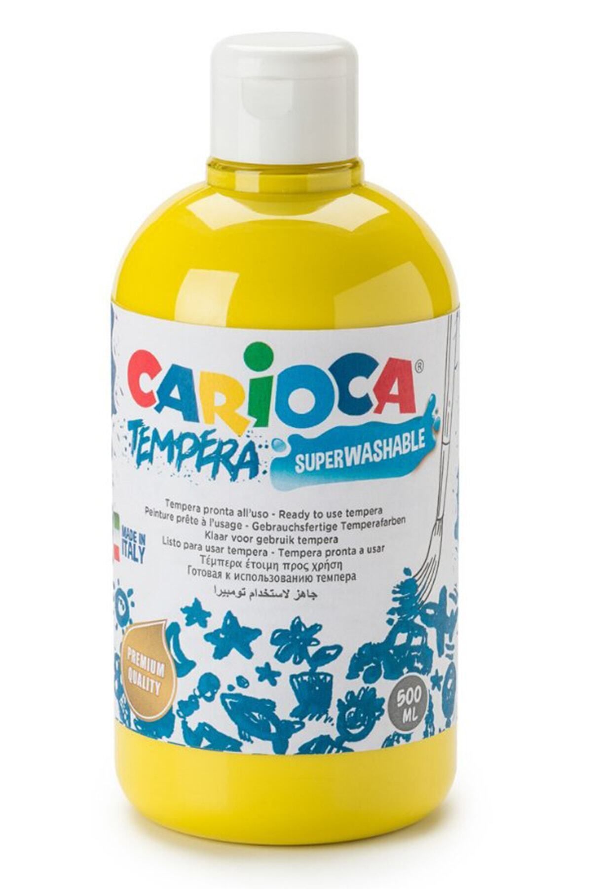 وسایل رنگ آمیزی زرد انگشت قابل شستشو Carioca