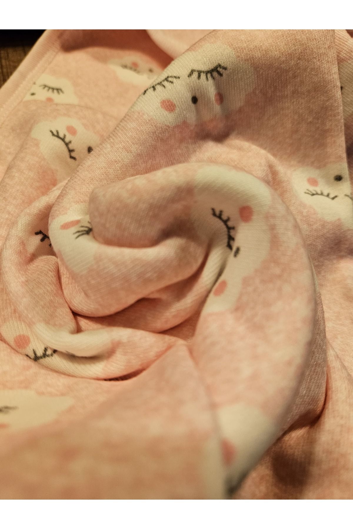 Peki-14742 Model Baby Cloud 80X80 Cotton Swaddle - Add 5 Pay 4 Newborn, Double Layer Blanket, Multi-Purpose Blanket 1