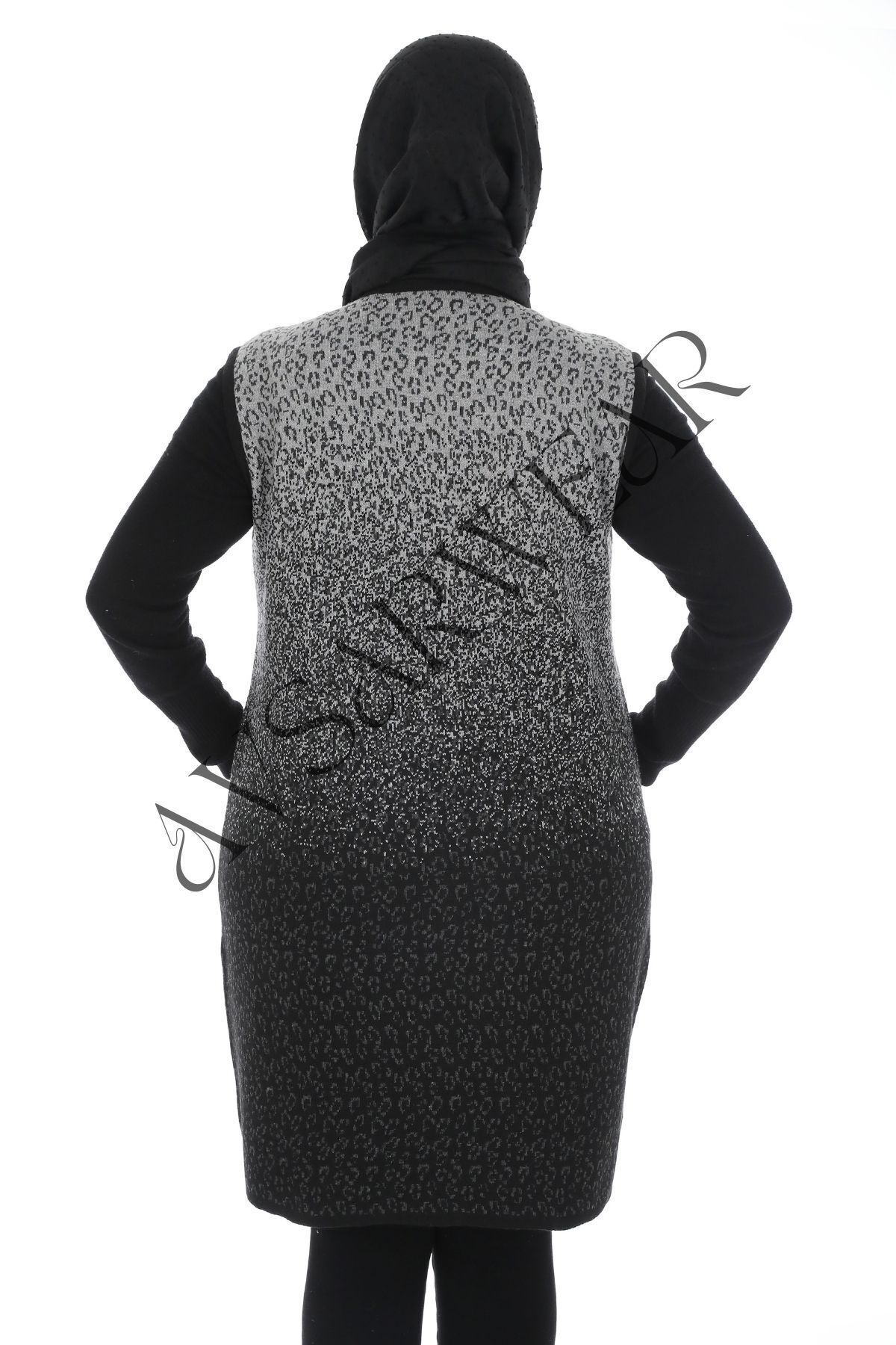 AVSARWEAR-Leopard Patterned Plus Size Mother's Vest with Pockets AVS-1701234419 6