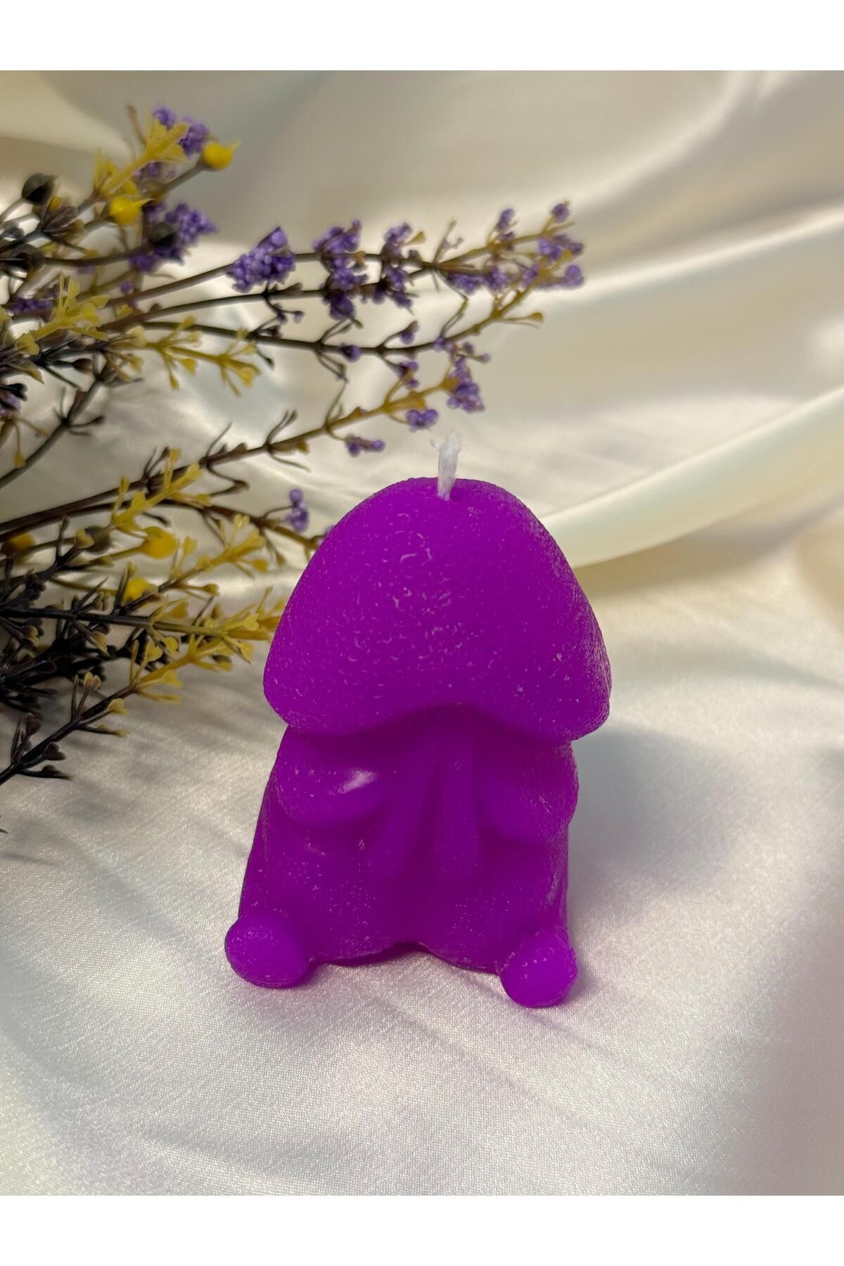 dekoratif hediyelik esprili  mum 100 gr 7 cm