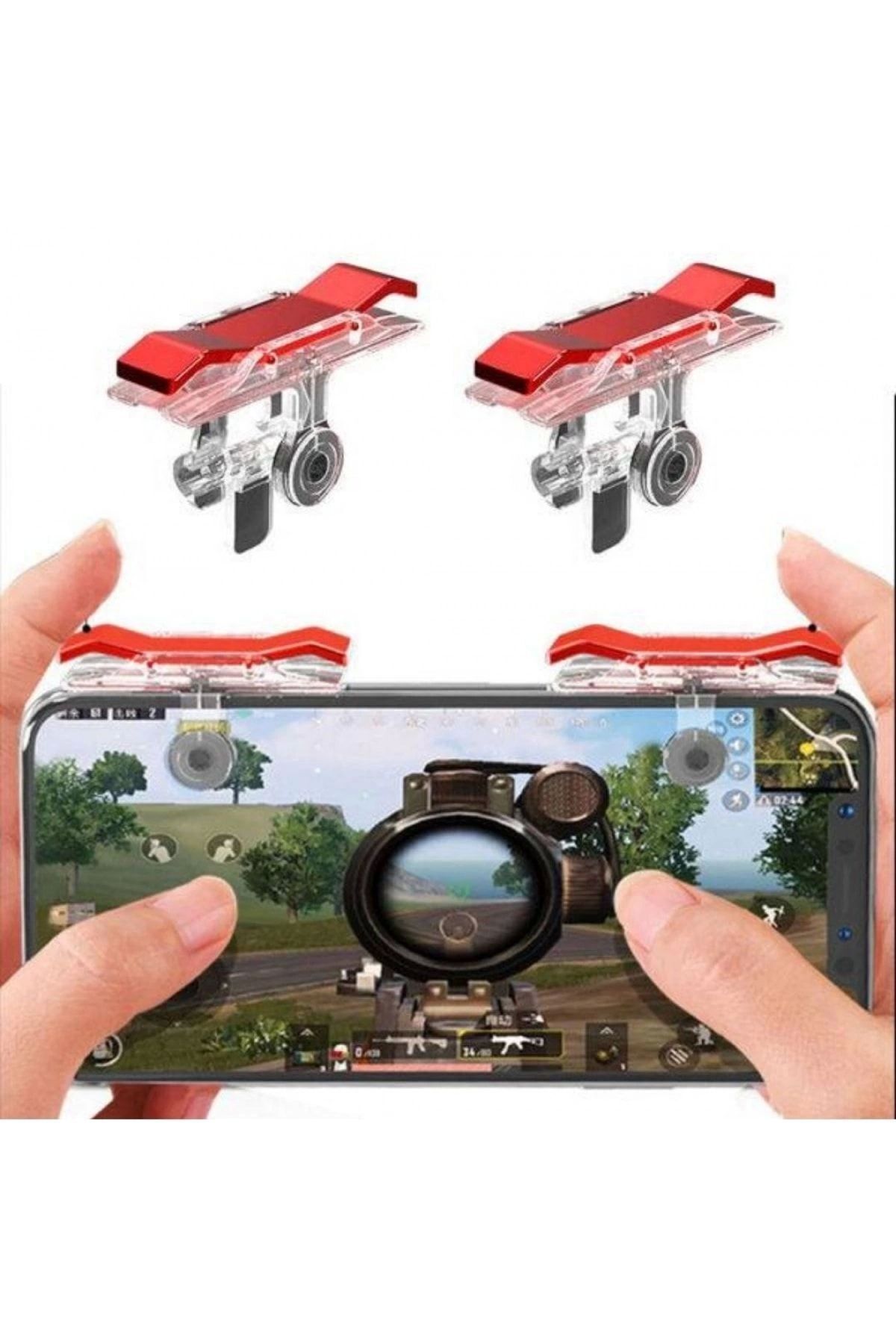Pubg Ateş Tetik Düğmesi Fortnite Için Oyun Konsol Gamepad 2 Adet 7