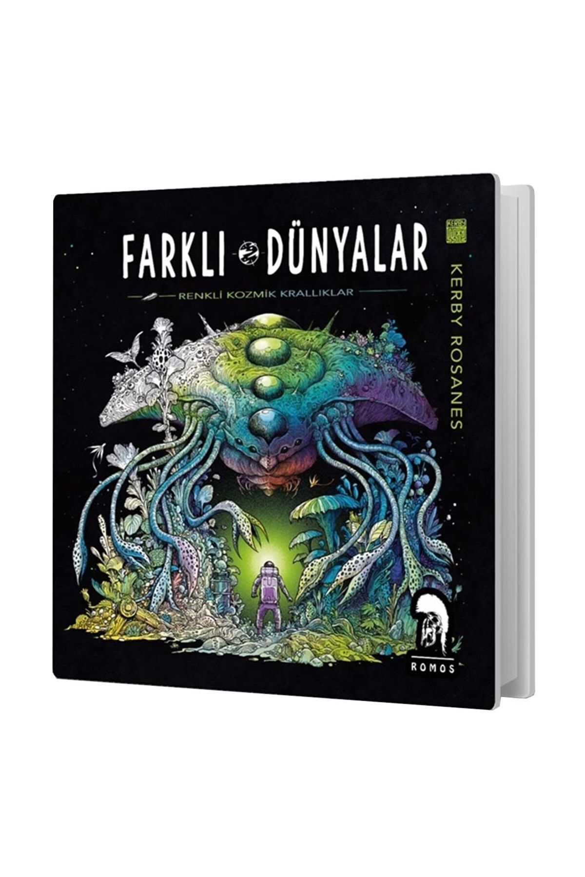 Romos Yayınları Farklı Dünyalar Yetişkinler Için Boyama Kitabı - Kerby Rosanes