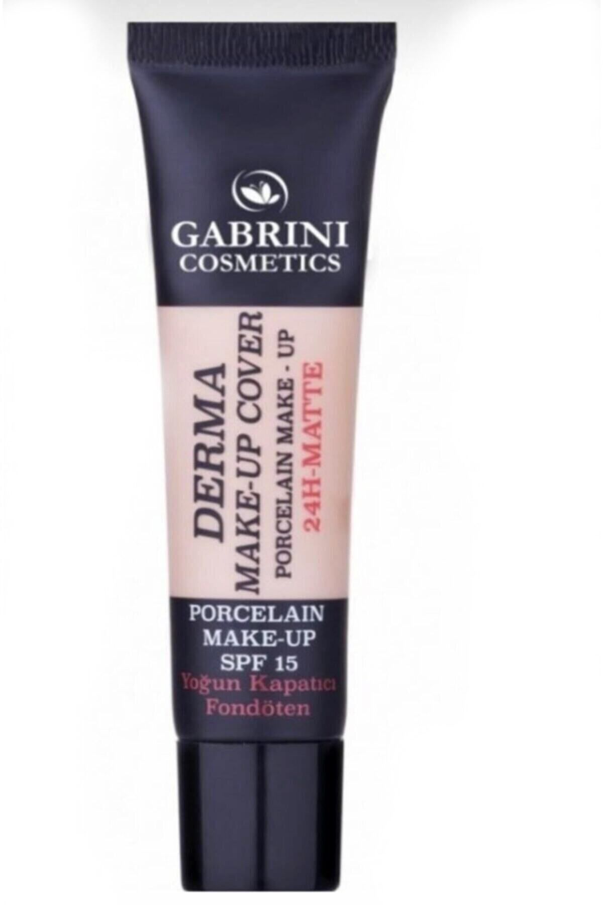 Gabrini Derma 24h Matte Porselen Yoğun Kapatıcı Make-up Cover No: 102 Buğday Ten