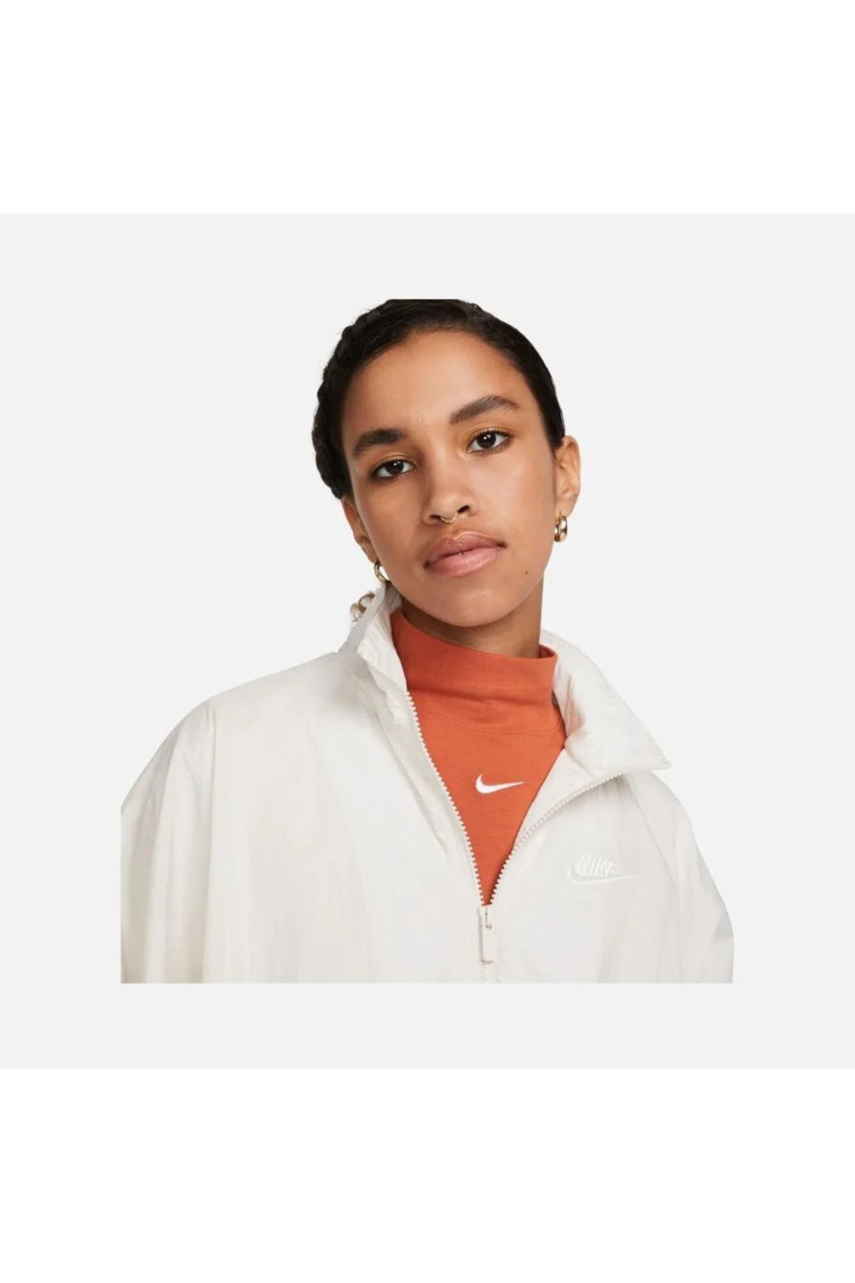 Nike Essential Windrunner Women s Jacket Dm6185 104 Full Zip Woven Trendyol