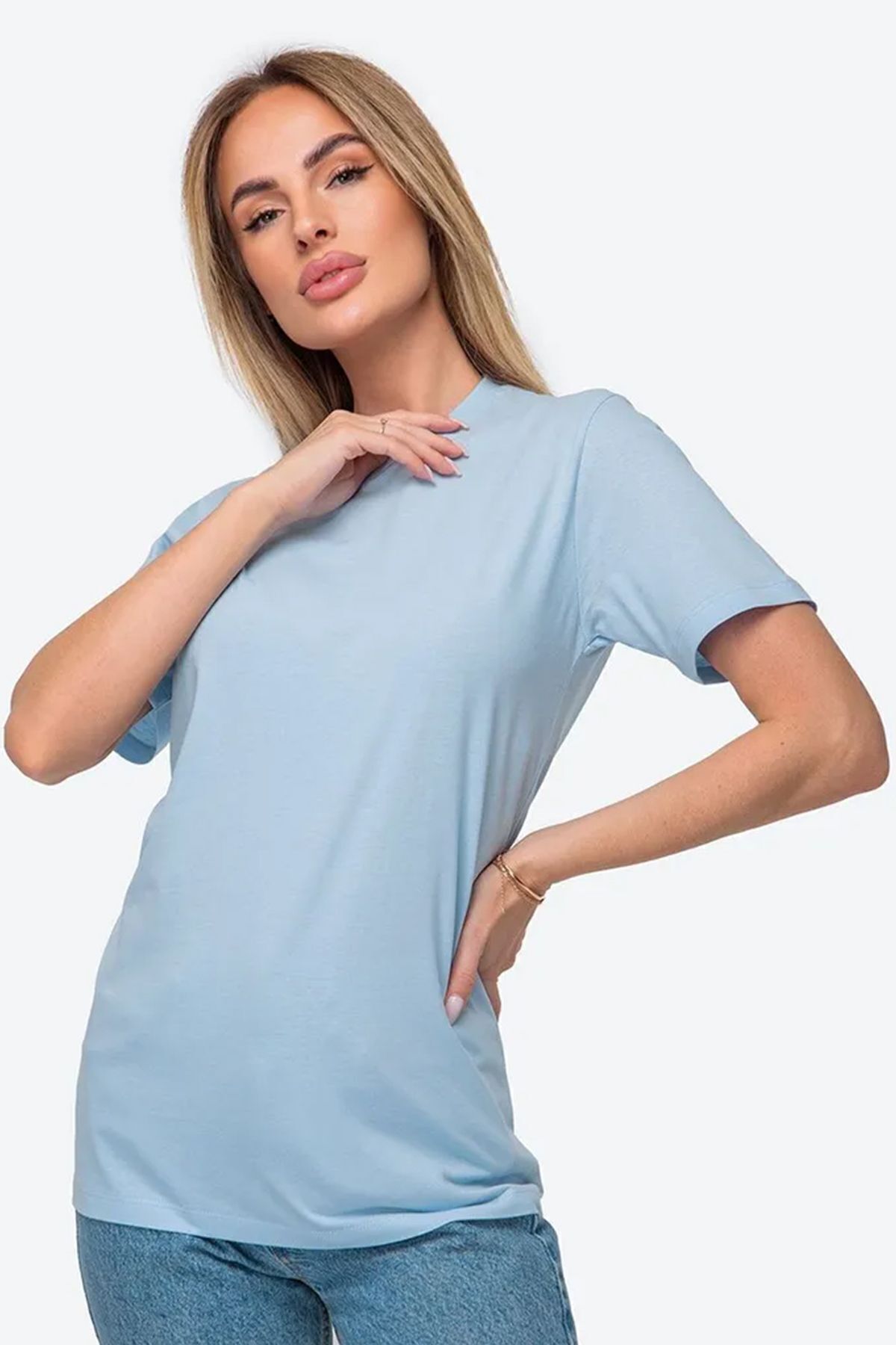 uyguntarz-Uniszex Cotton Oversize Basic póló 2