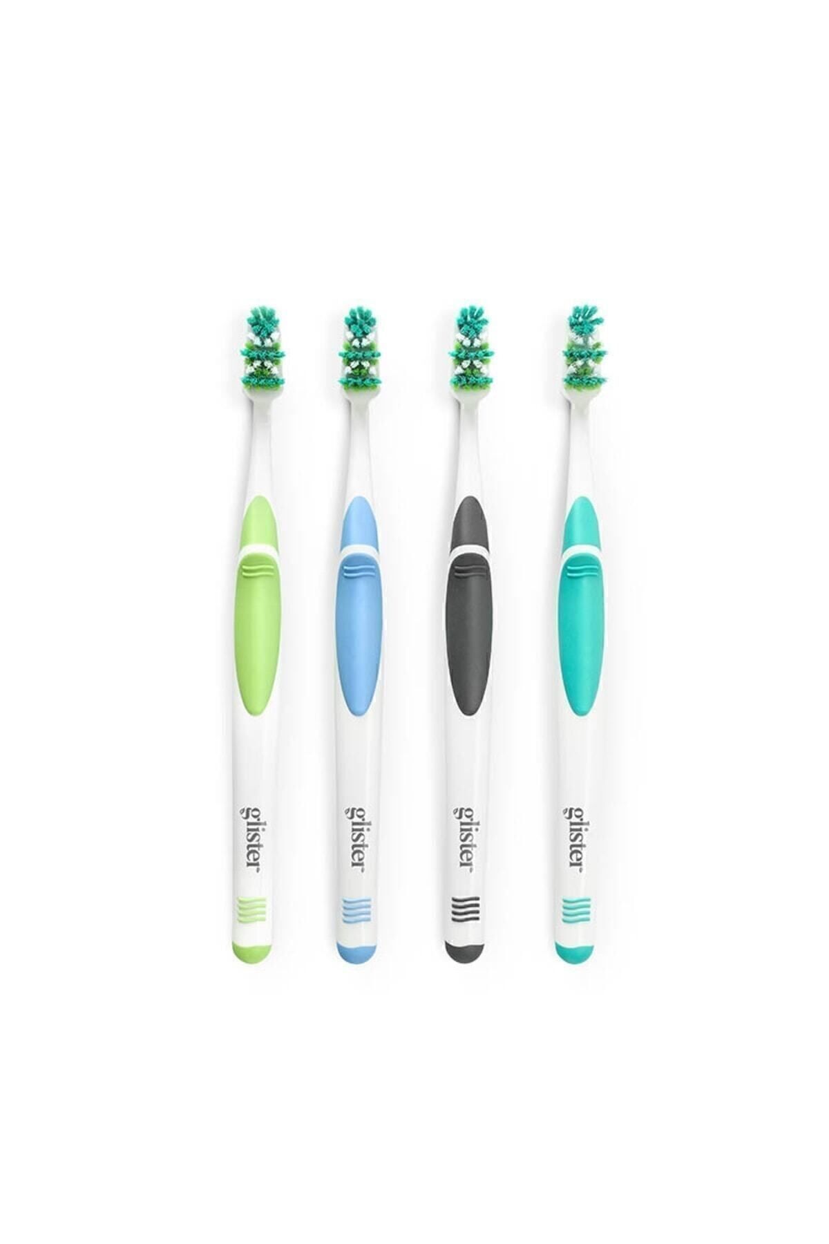GLİSTER-Amway Multi-action Medium-hard Tip 4-Pack Toothbrush 3