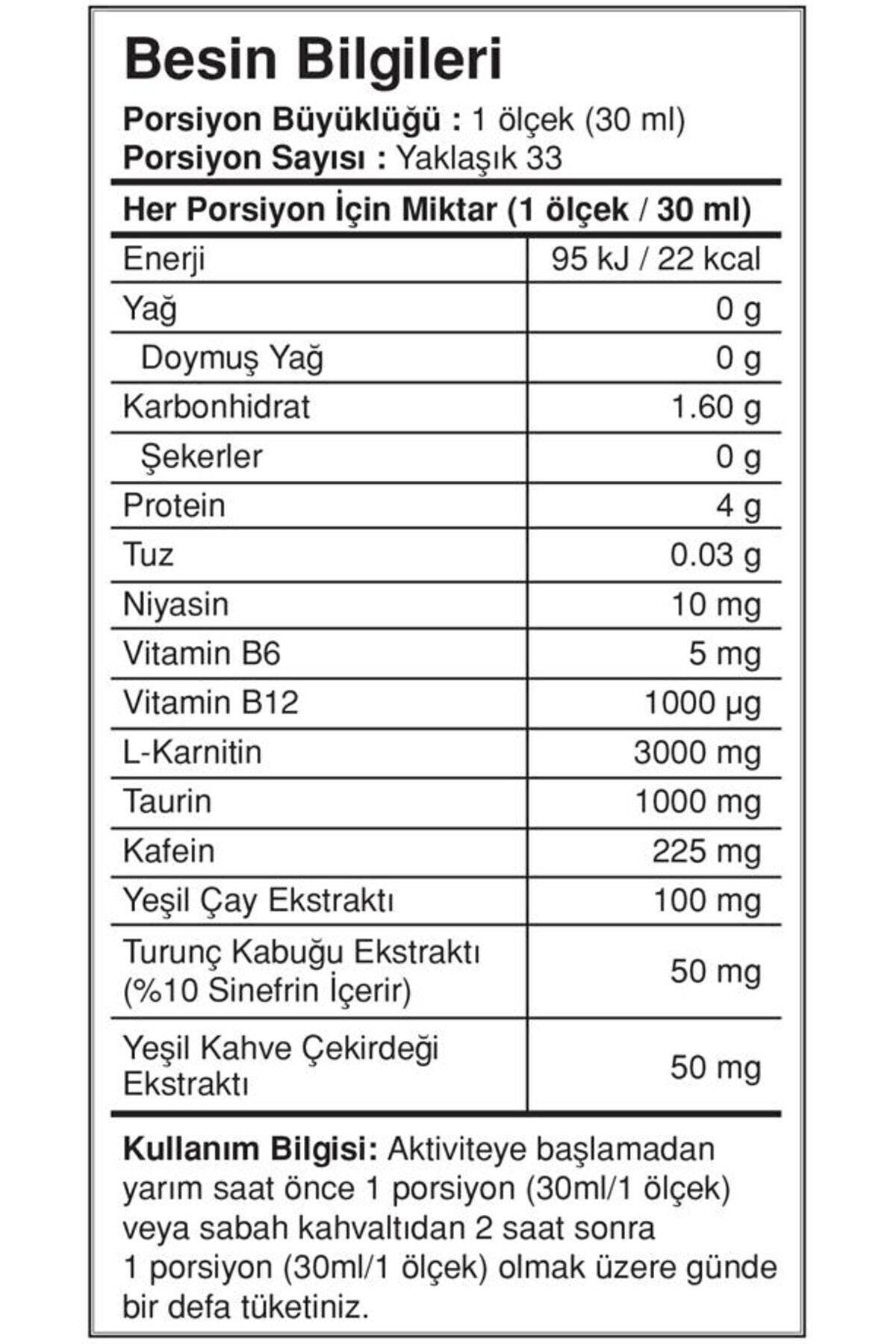 l carnitine bigjoy Bigjoy L-Karnitin ThermoNator Portakal Aromalı - 33 Servis (L-Karnitin 3000 mg / Servis)
