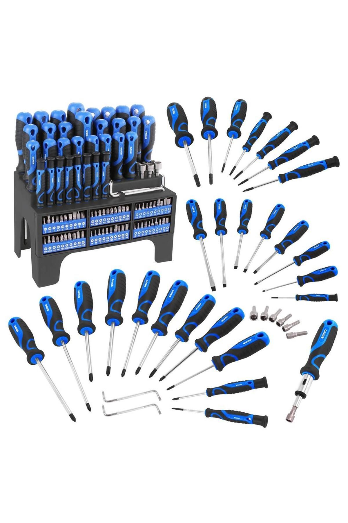 BRIO-Tecpo Screwdriver and Bit Set 100 Pieces 2