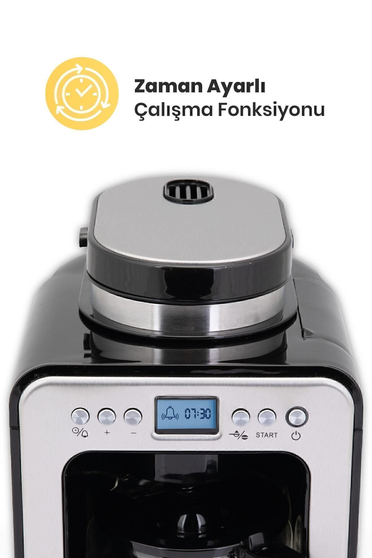 GOLDMASTER-Klass 2 In 1 Programmable Fully Automatic Filter Coffee Machine with Grinder 3