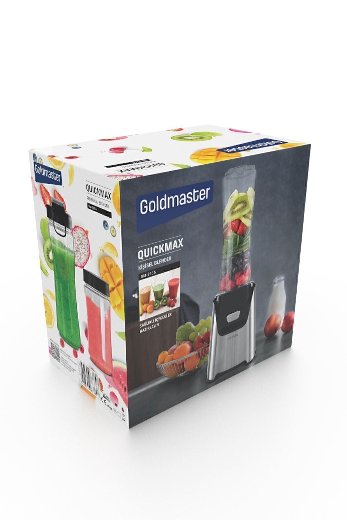 GOLDMASTER-خلاط عصير شخصي من كويك ماكس إينوكس مع 2 زجاجة تريتان خالية من مادة BPA 8