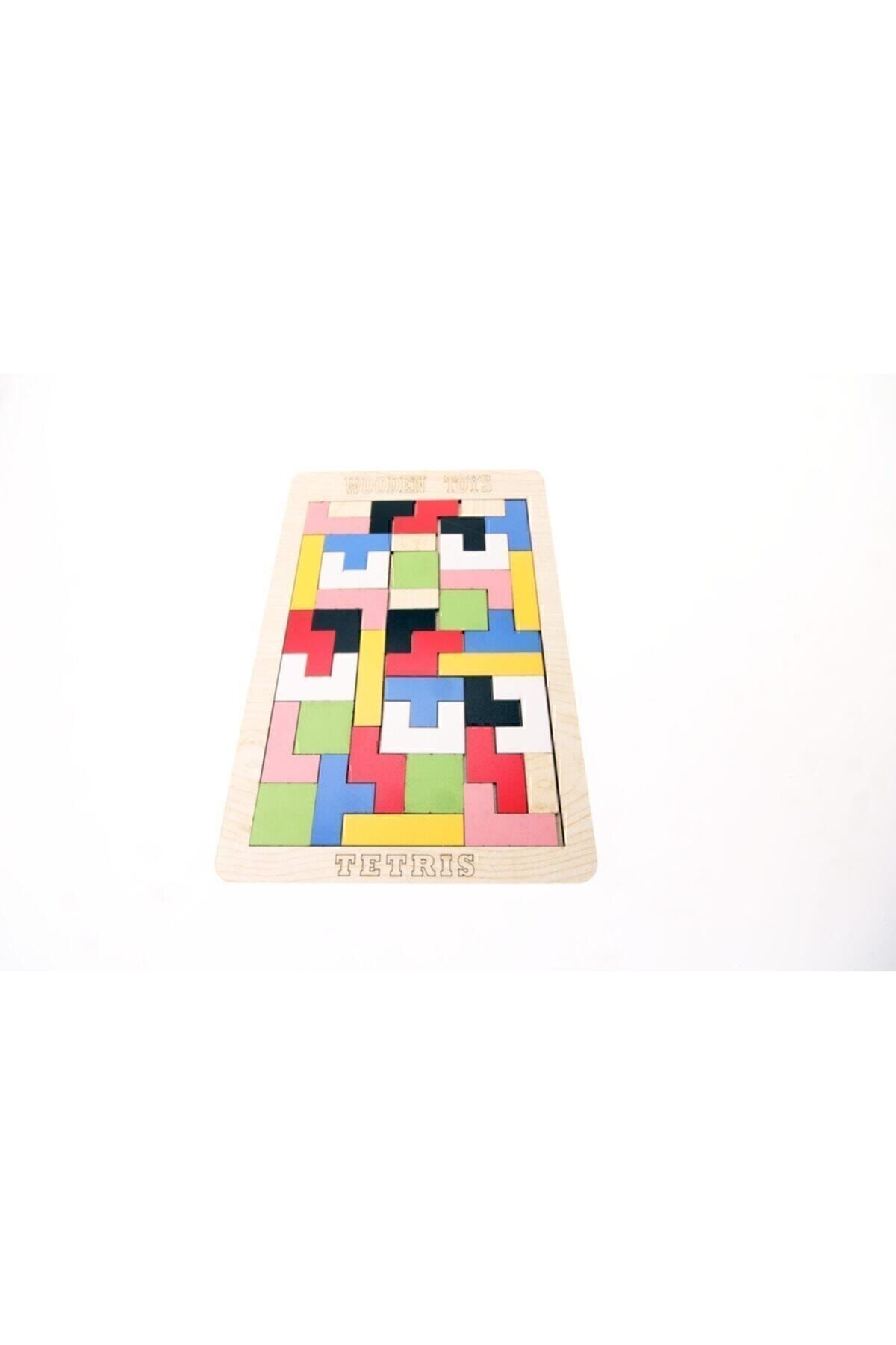 Learning Toys-Wooden Block Tetris Brain Teaser 3