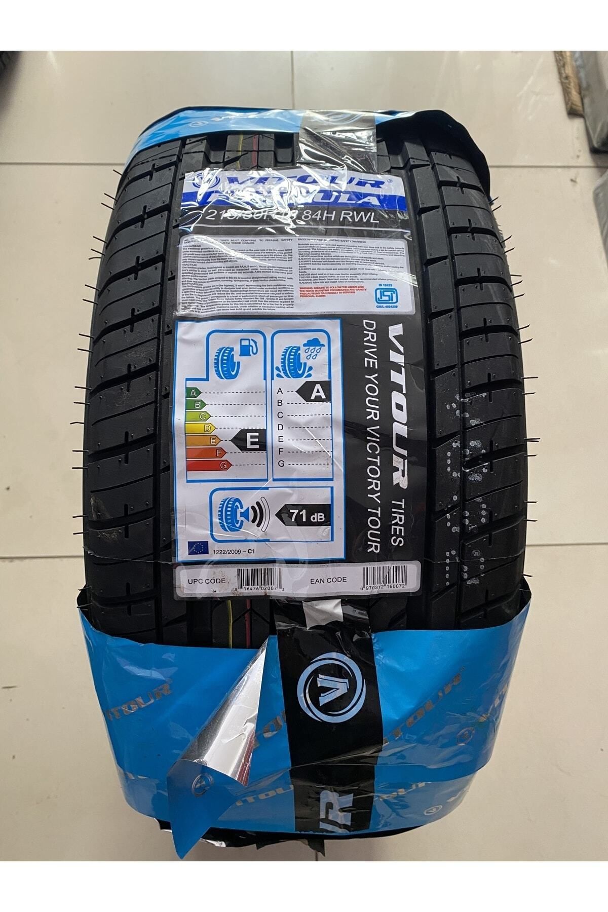 Vitour 215/50 13 Formula (BEYAZ YAZILI) 2025 Tarih Kısa Süreli