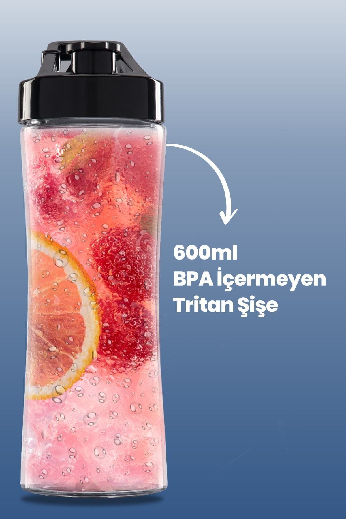 GOLDMASTER-Personal Smoothie Blender with Stainless Steel Blades with Mix Up Ice Crushing Feature 7