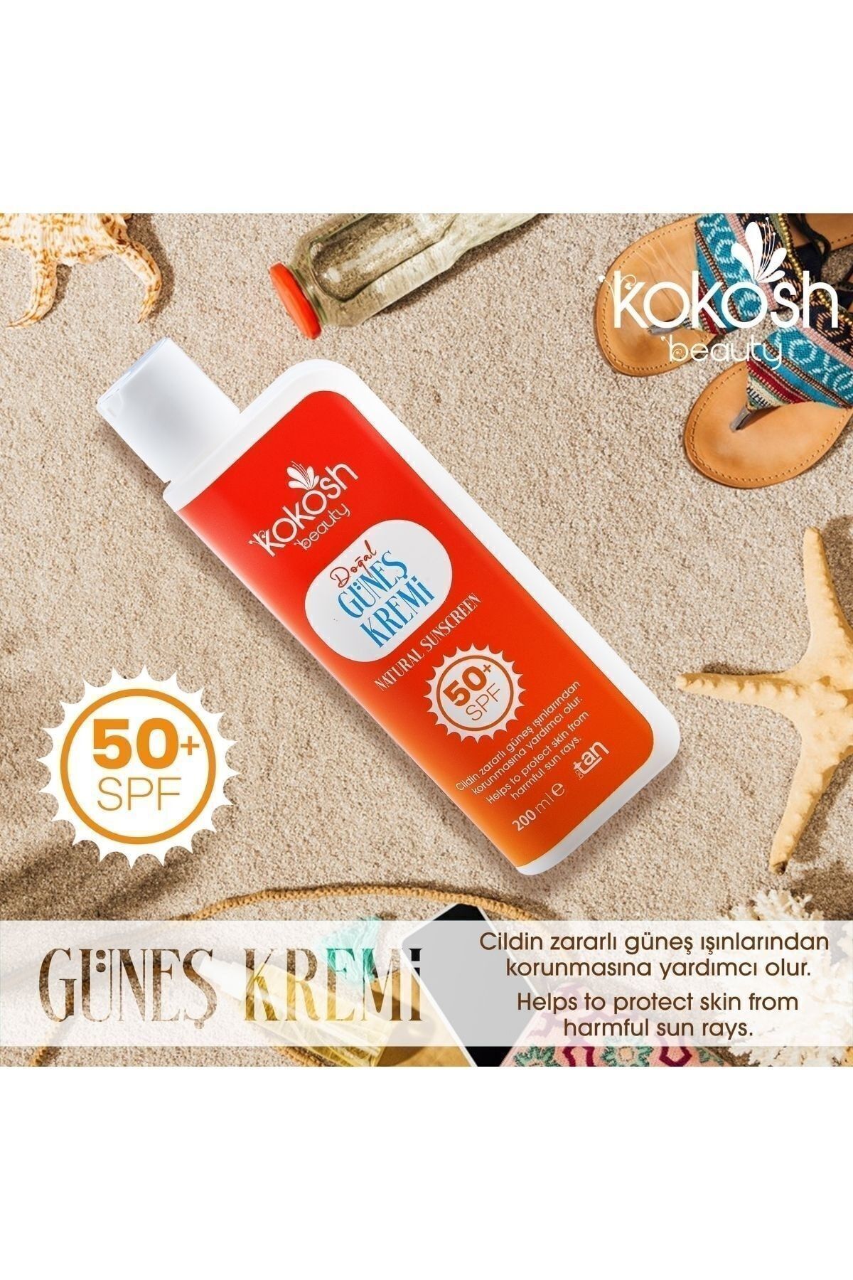 ضد آفتاب بدن guneskremi200ml ضد آفتاب بدن guneskremi200ml