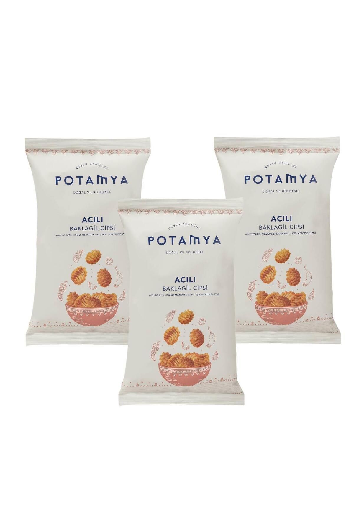 POTAMYA Acılı Baklagil Cipsi X3 Adet