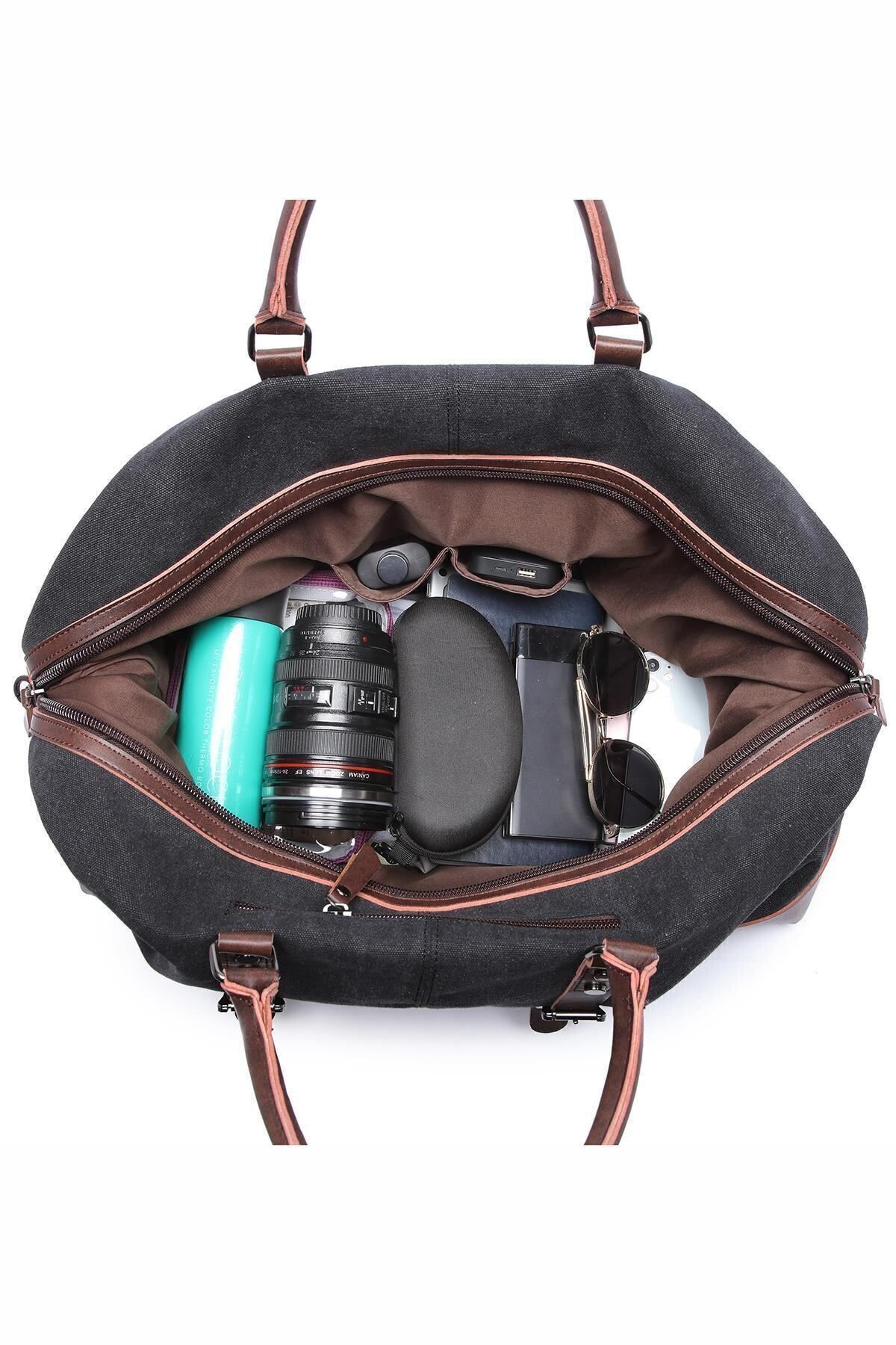 CACTİVE-Algstore C-Active Ctvyb1273-0001 Black Unisex Hand Suitcase 5