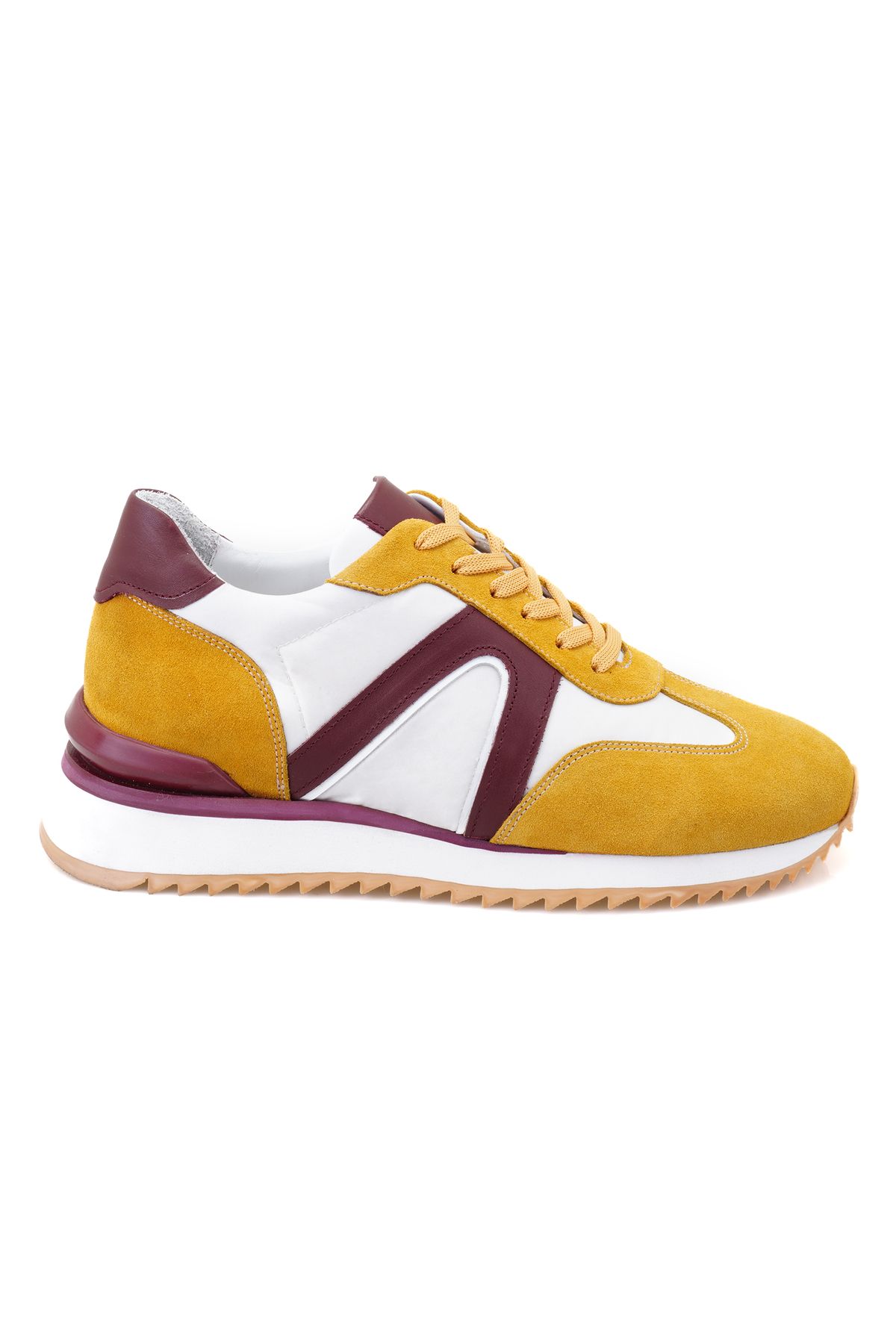 Desa-Dasia Yellow Men's Leather Sports Shoes 2