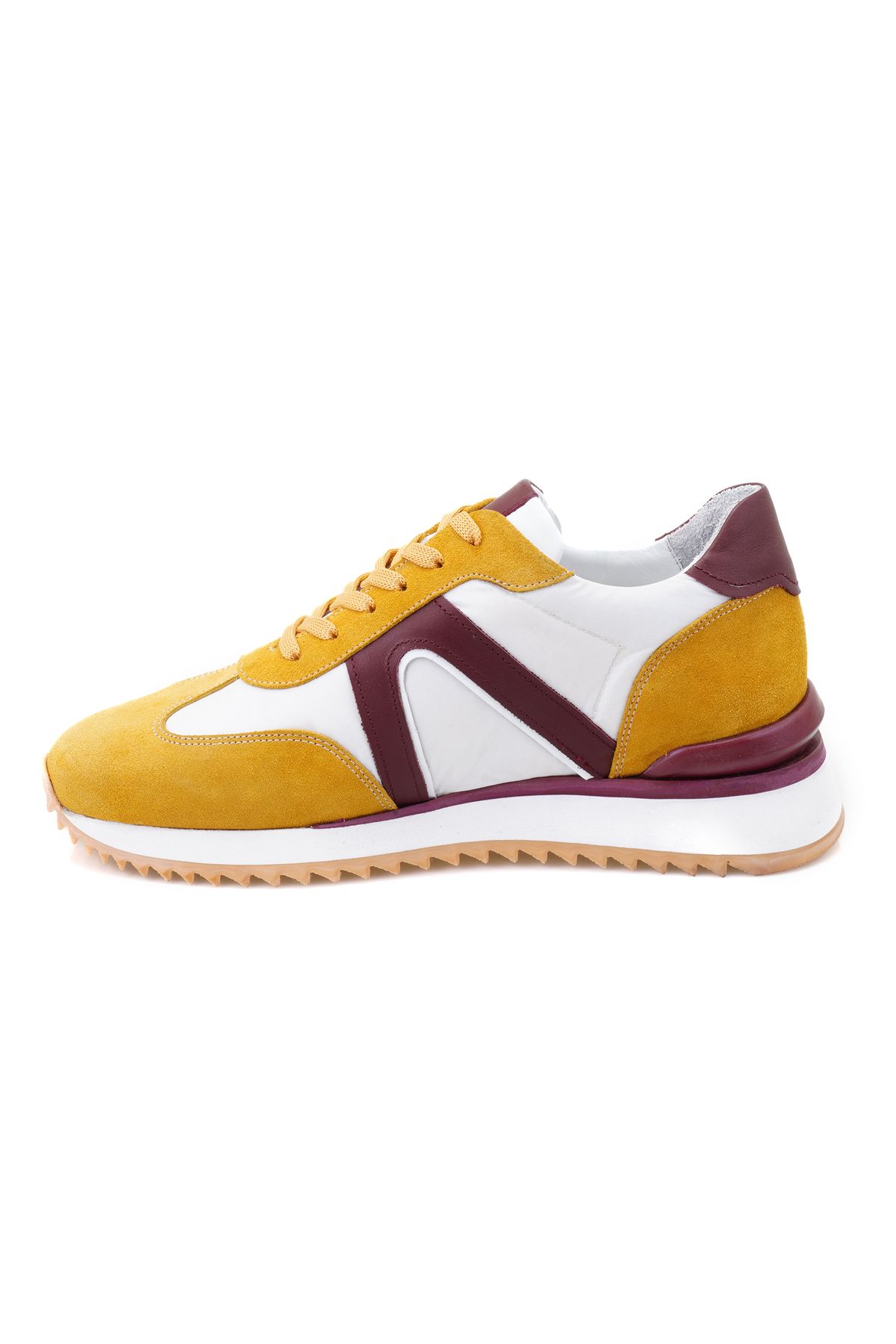 Desa-Dasia Yellow Men's Leather Sports Shoes 3