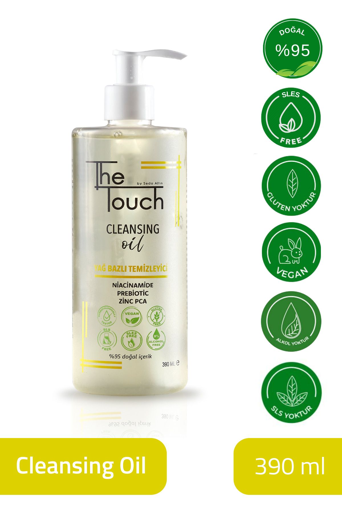 The Touch By Seda Altın-Cleansing Oil - Oil Based Cleanser - Cleansing Oil for Face and Body 390 ML 3
