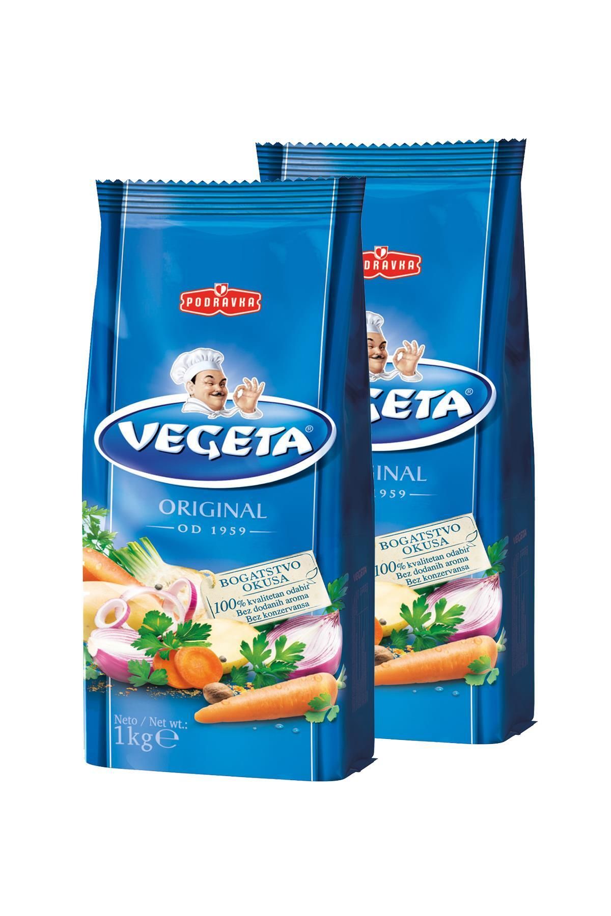 Vegeta Klasik Çeşni 1 Kg X 2