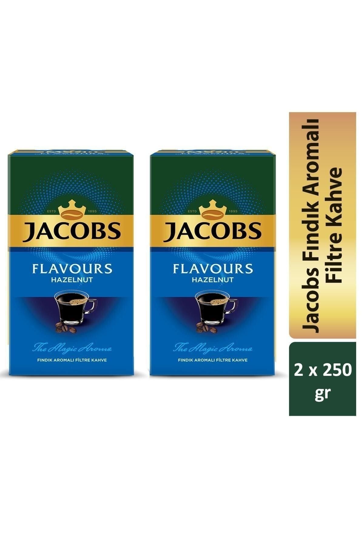 Jacobs Fındık Aromalı Filtre Kahve 250 Gr X 2 Adet