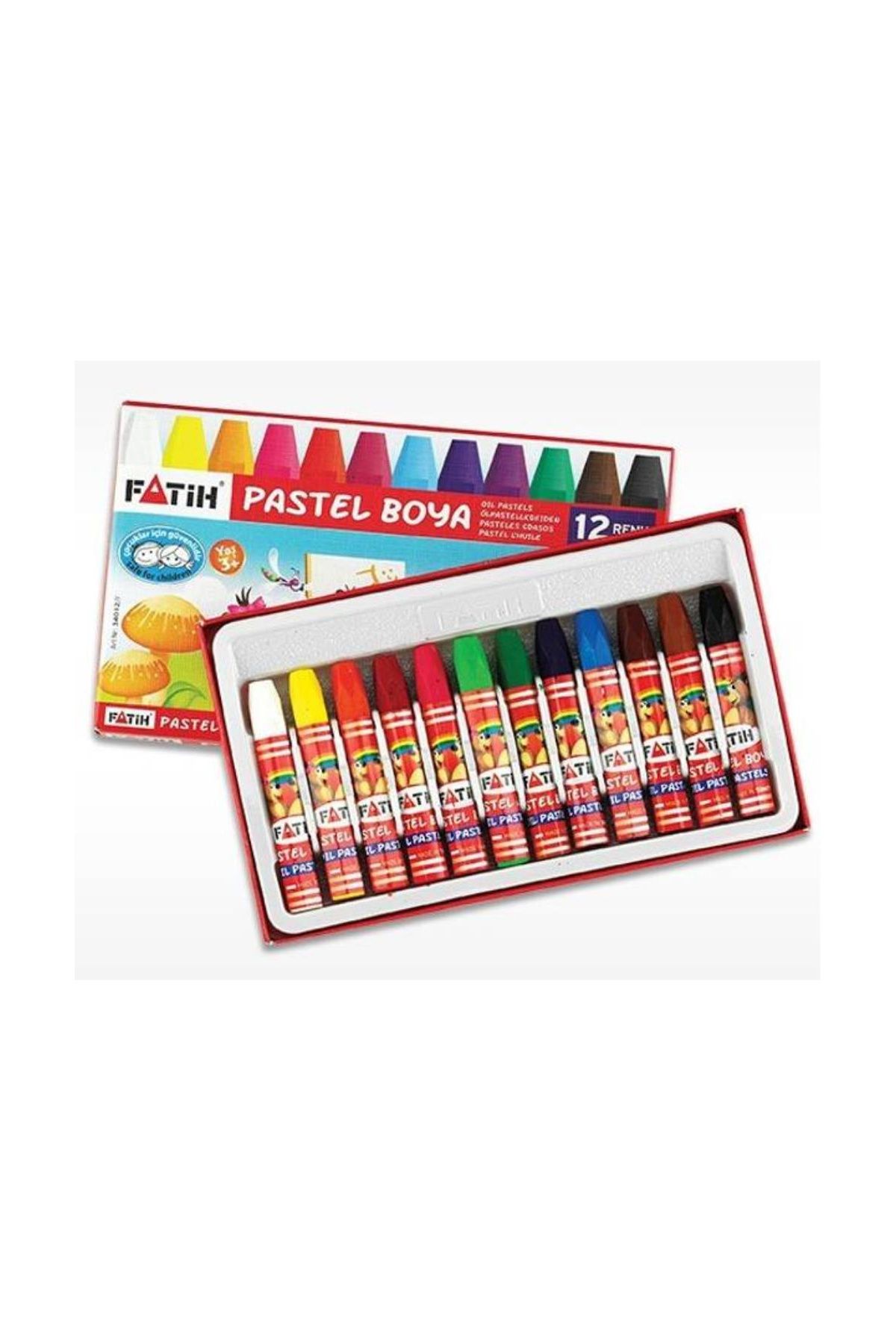 Serero Pastel Boya 12 Renk King Size Yeni