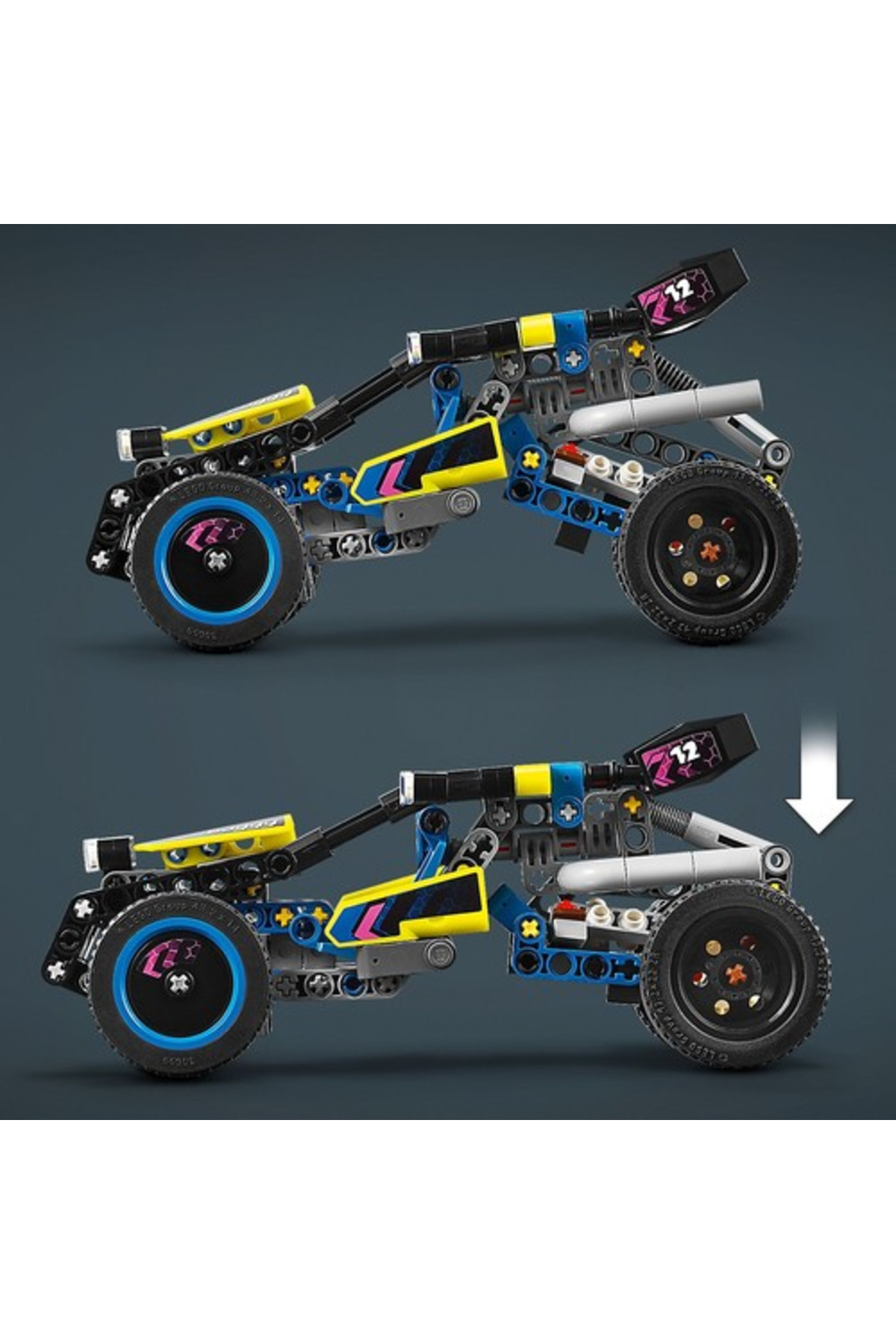 مجموعه ساختنی ماشین مسابقه‌ای آفرود تکنیک 42164 برای کودکان ۸ سال به بالا (۲۱۹ قطعه)