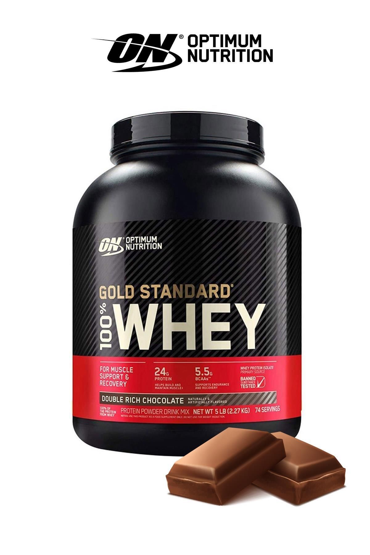 Optimum Nutrition Optimum Çikolata Aromalı Gold Standard Whey Protein Tozu 2,273 gr