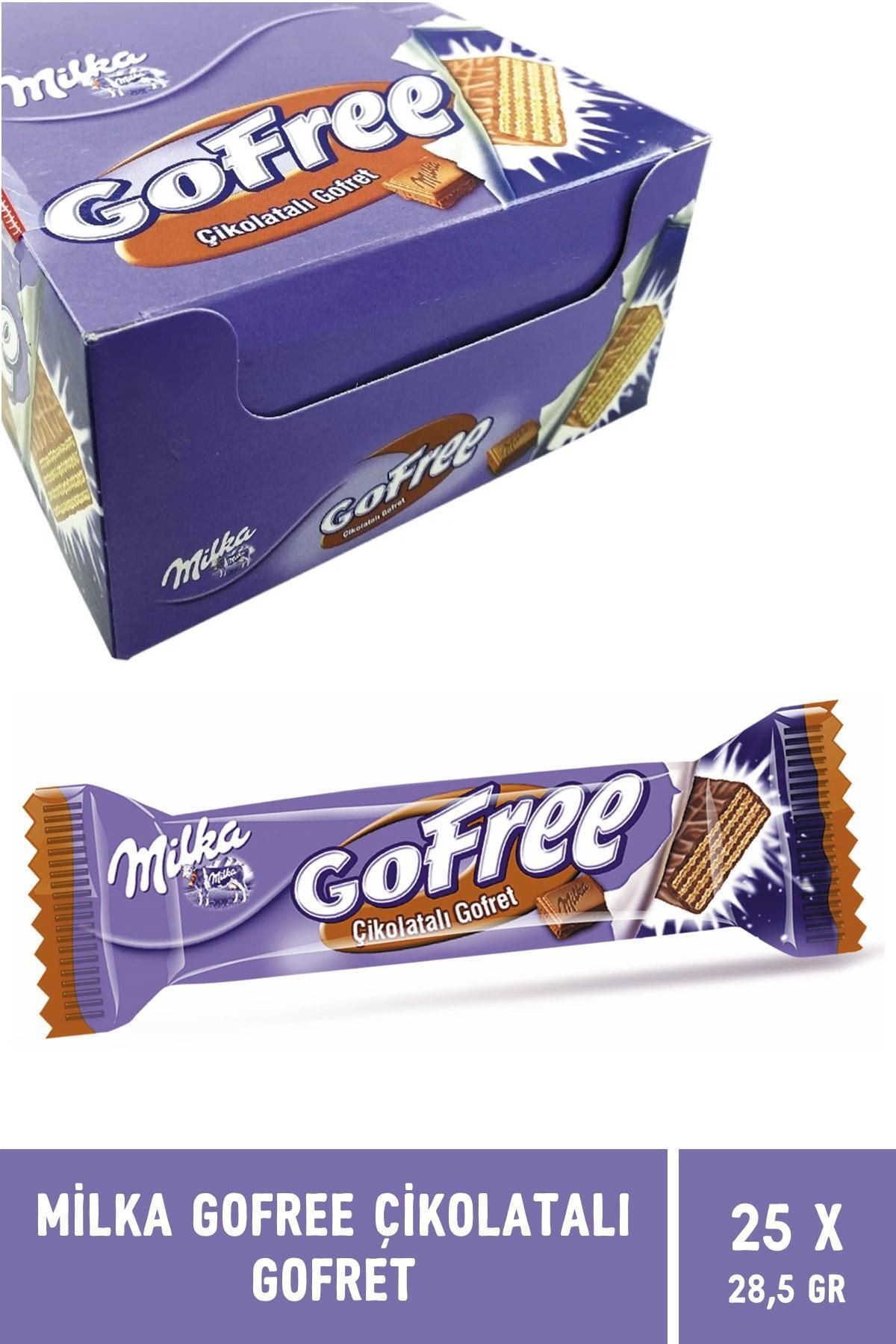 Milka Gofree Çikolatalı Gofret 28gr- 25 Adet