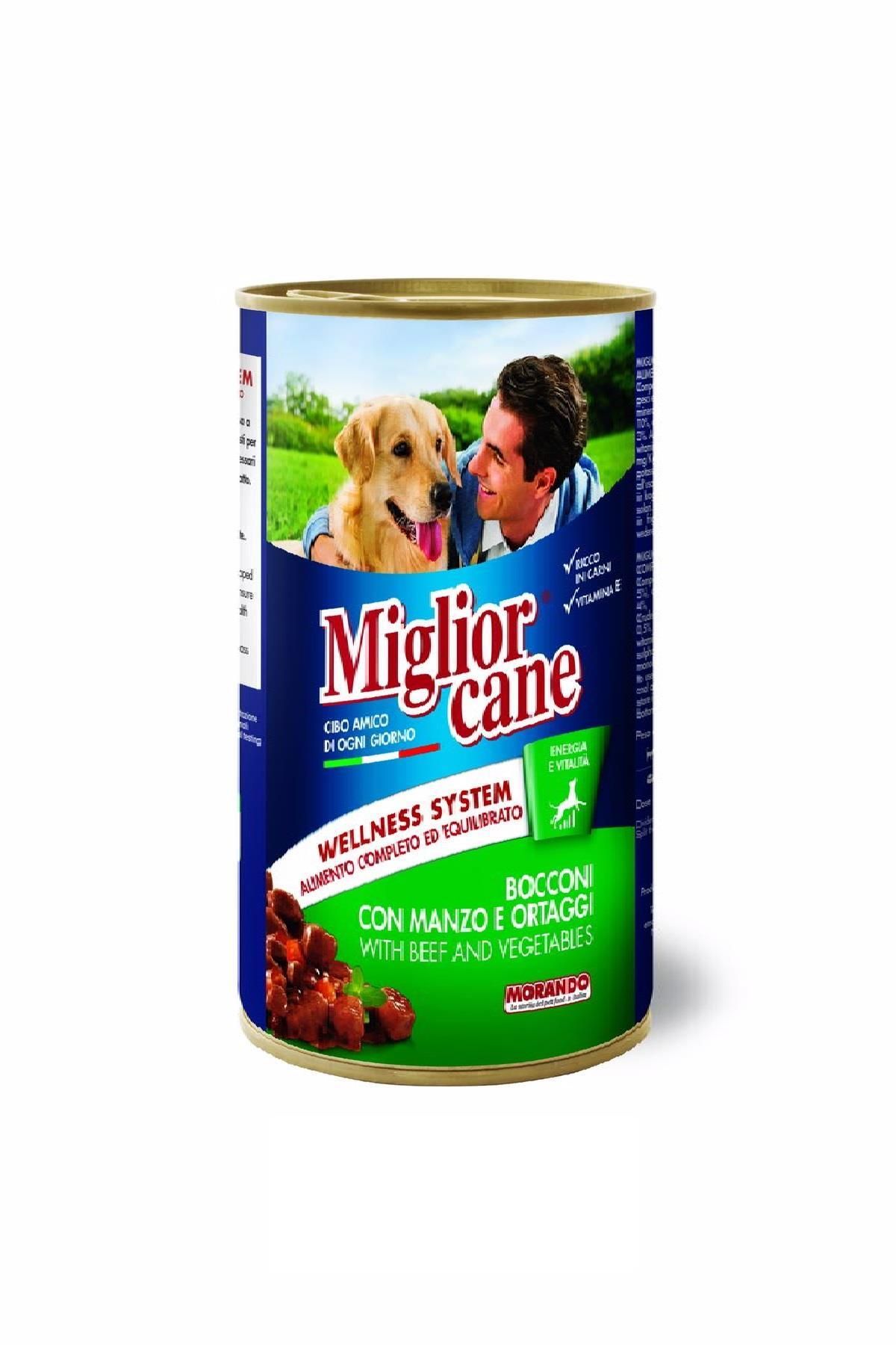 MORANDO Mıglıorcane Köpek Maması-biftek&sebze Parçalı 405g - Chunks Beef Vegetable